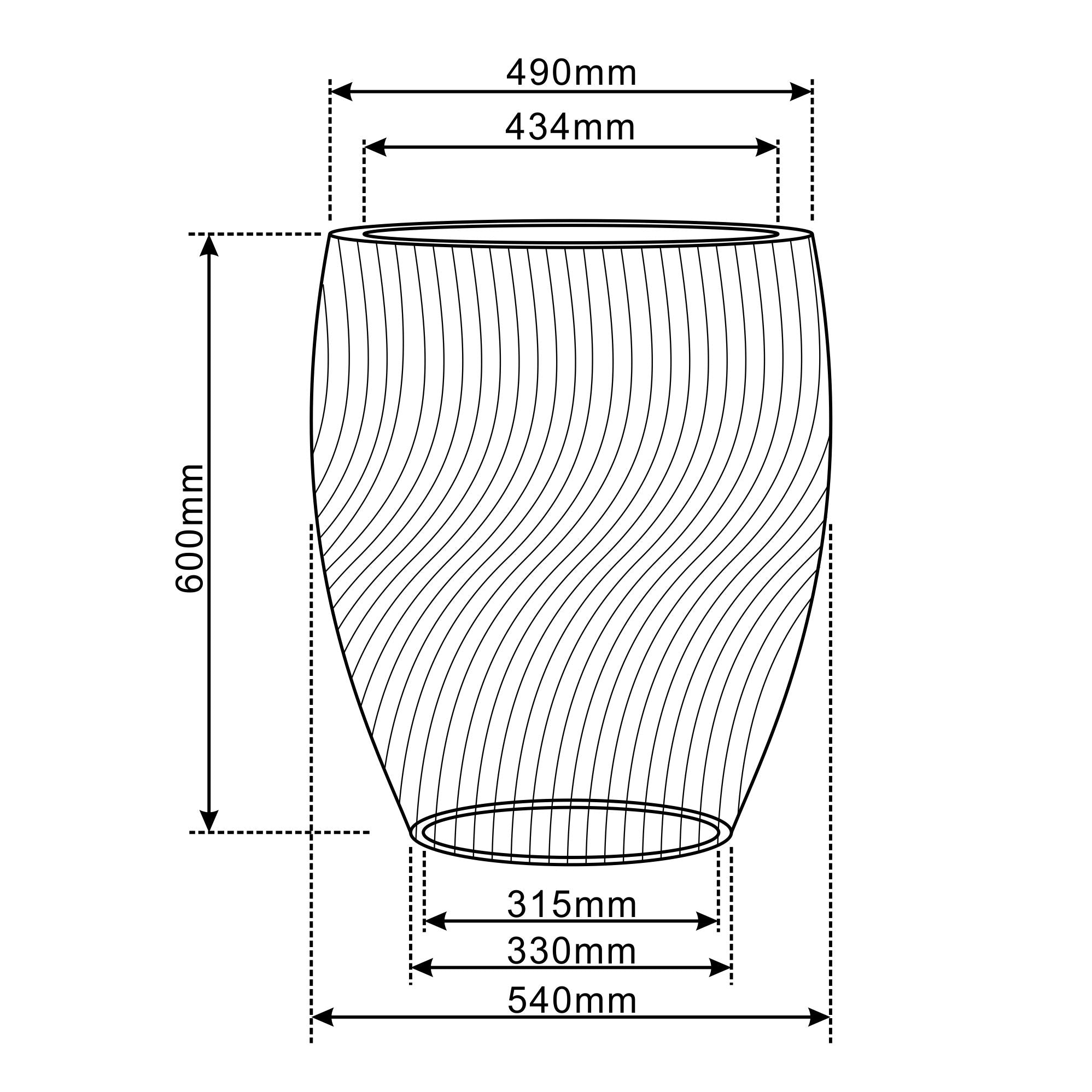 Betonový květináč Solstice - Béžová