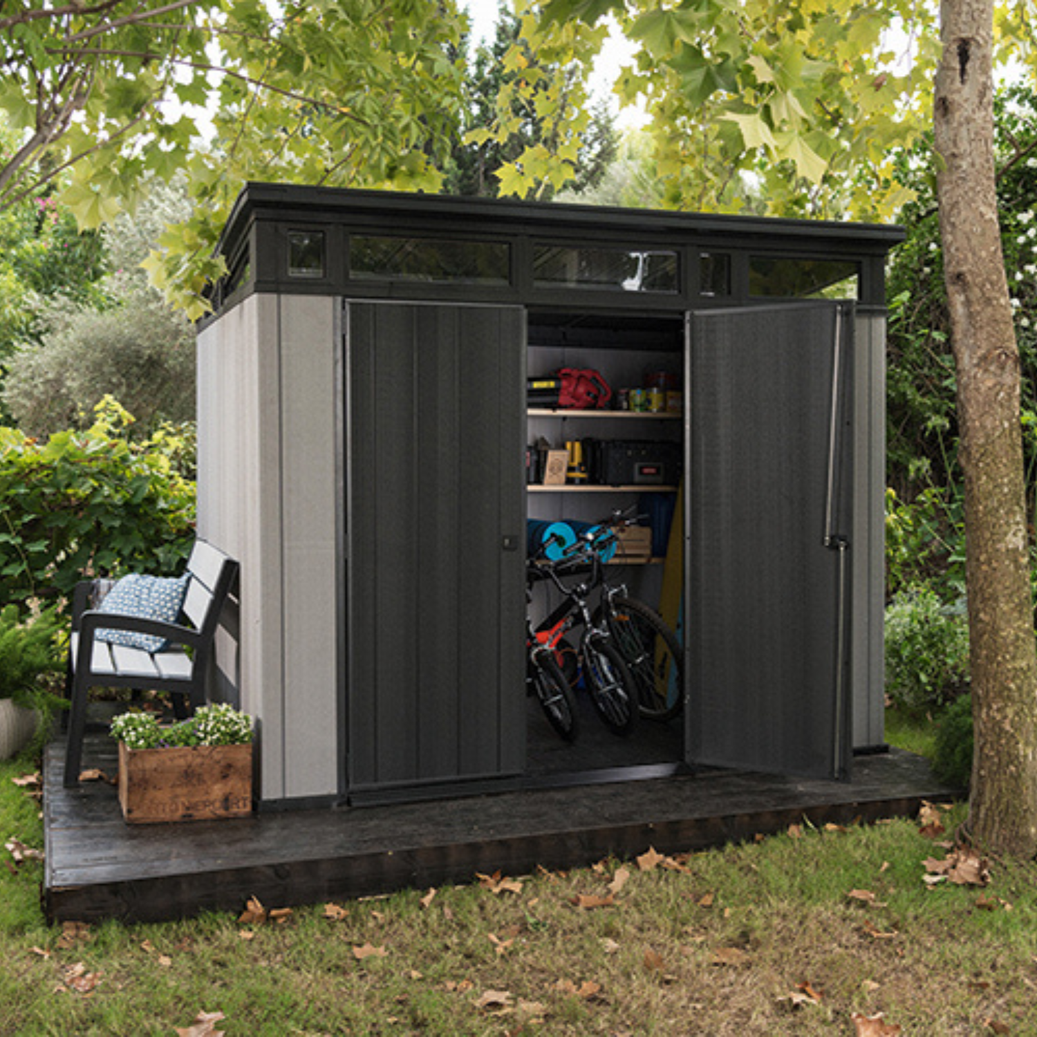 Keter Artisan 9×7 — zahradní domek, šedý