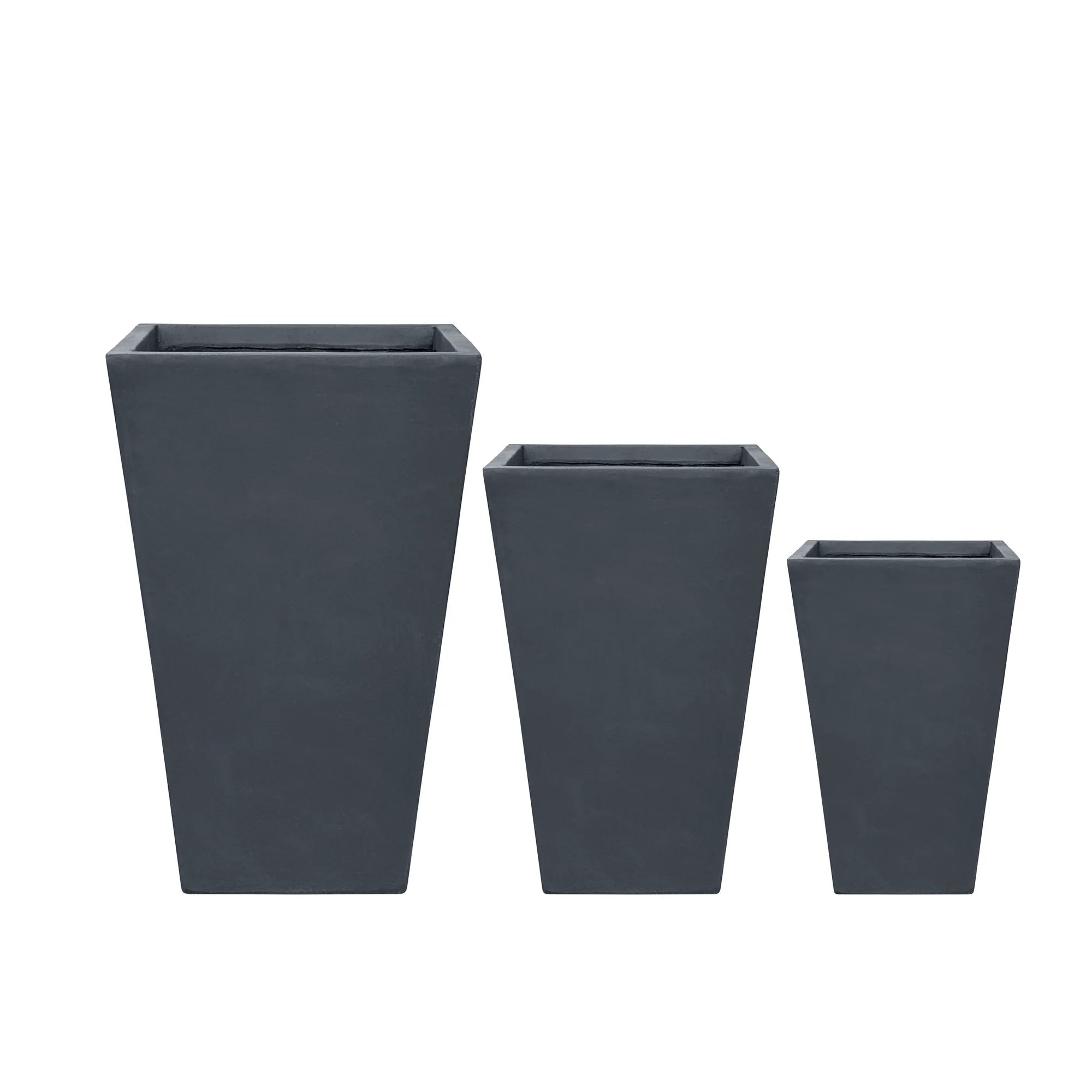 Ceramiczna doniczka AERIS szara — XXL, ręcznie wykonywana | Provencelia