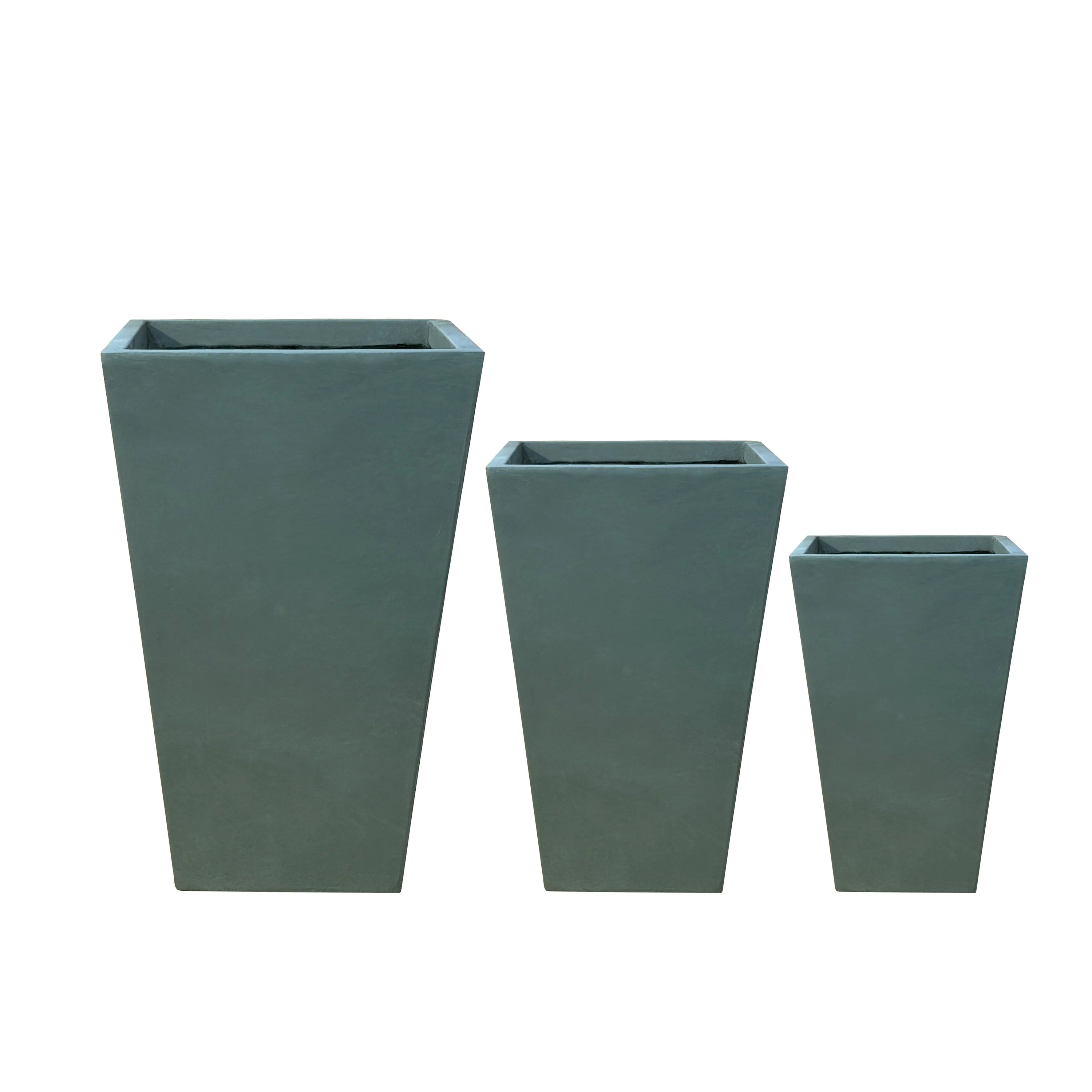 Ceramiczna doniczka AERIS ciemnozielona — XXL, ręcznie wykonywana | Provencelia