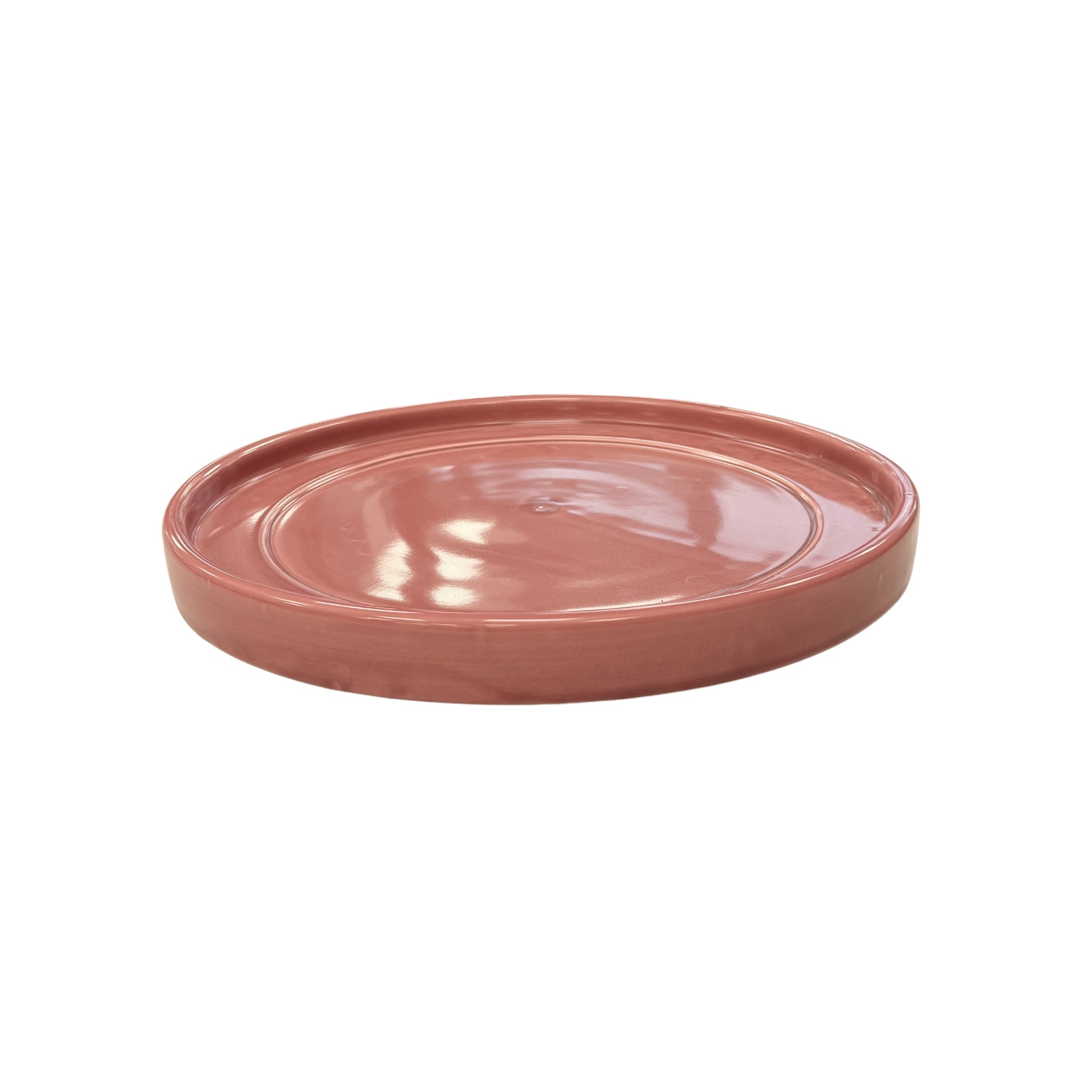 Podmiska pod květináč - Růžová