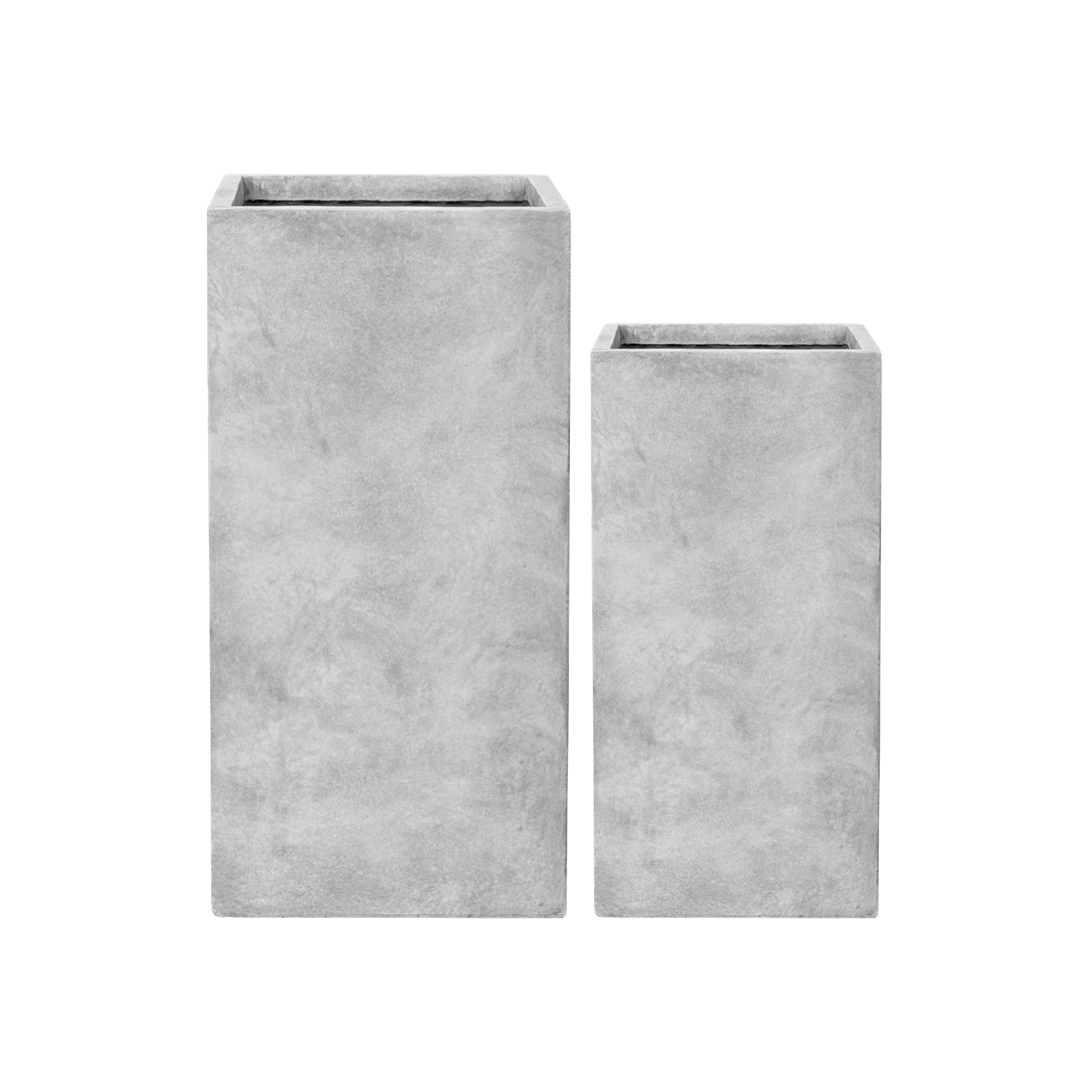 Betonový květináč Kubix - Světle šedá