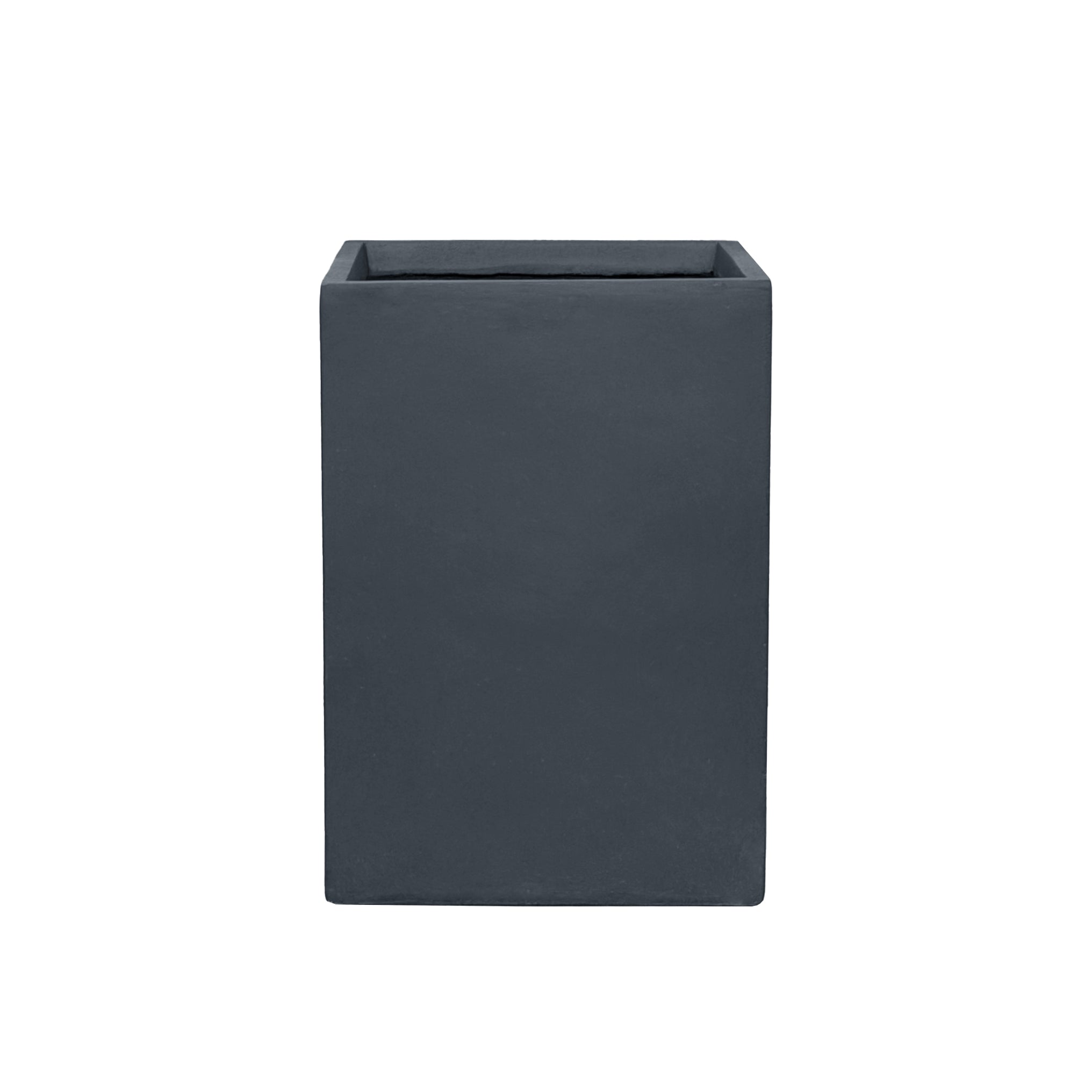 Betonový květináč Kubix - Tmavě šedá