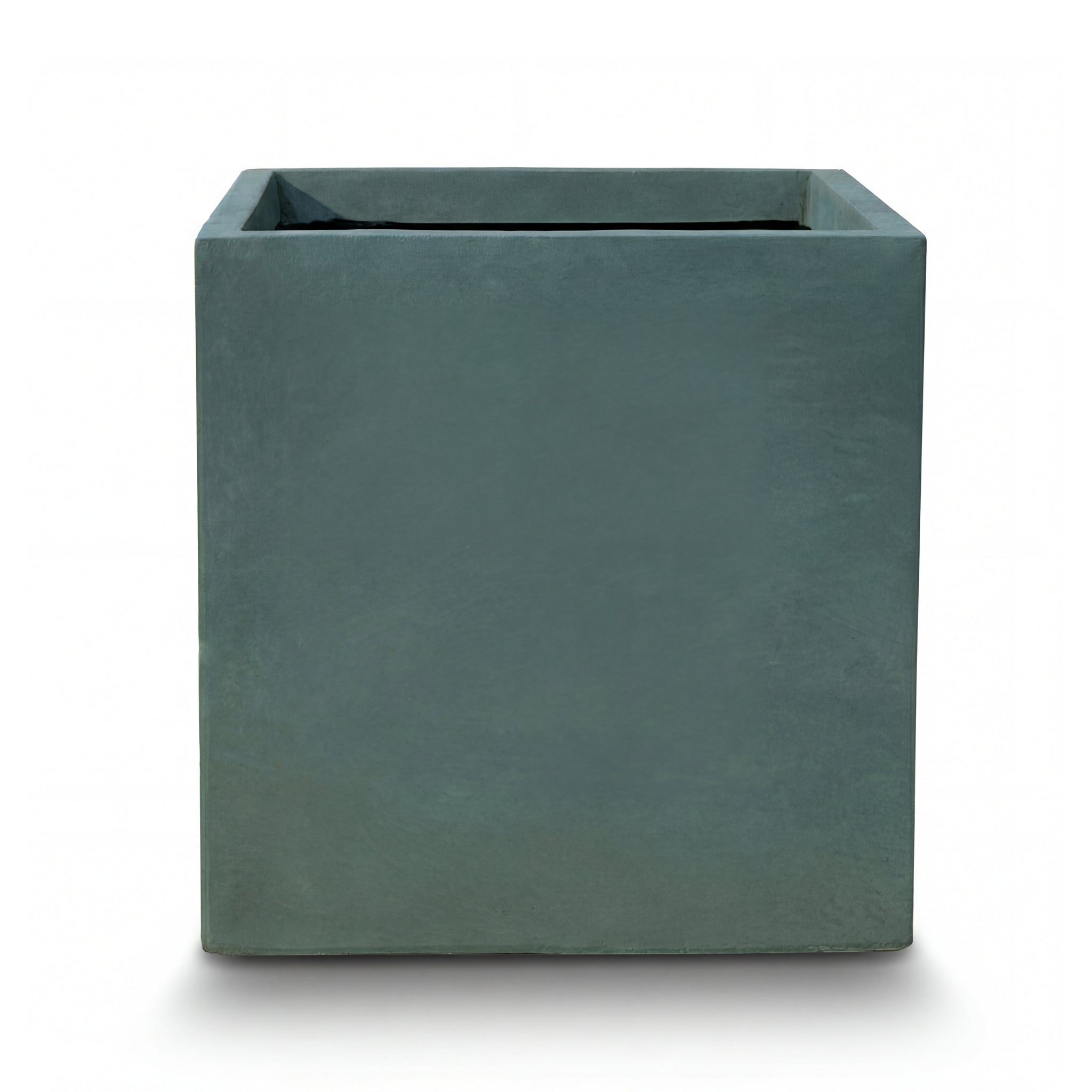 Donica betonowa Kubix (60×60×60 cm) - Ciemnozielony