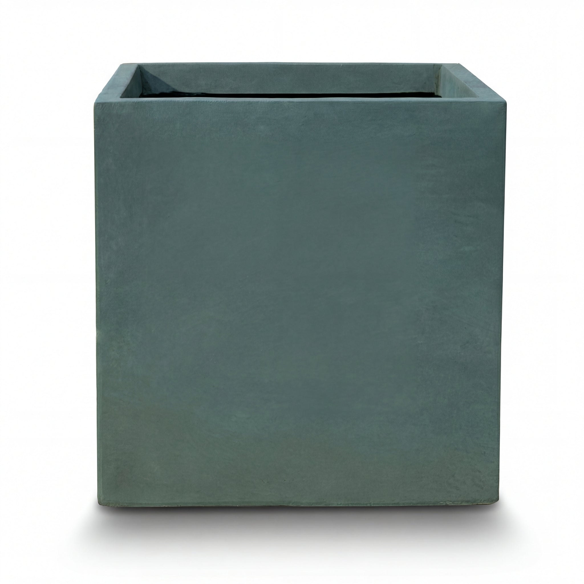 Donica betonowa Kubix (75×75×75 cm) - Ciemnozielony