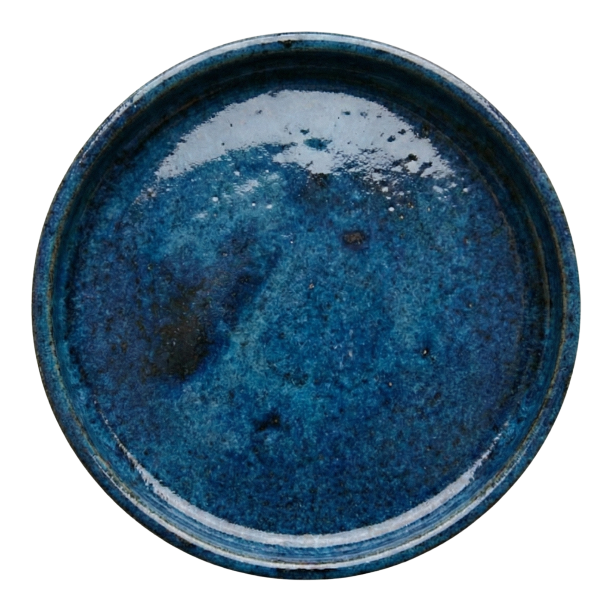 Taca na doniczkę - błękit błękitny