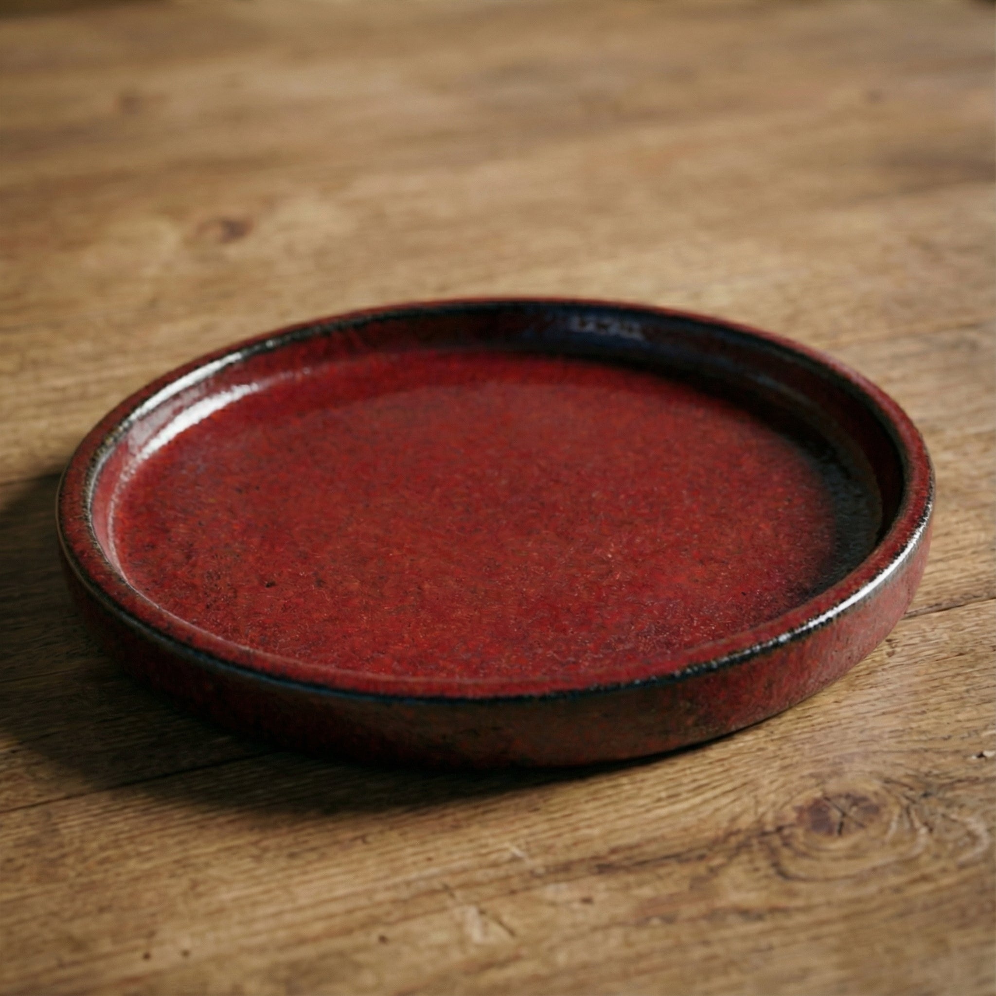 Taca na doniczkę - tropikalna czerwień