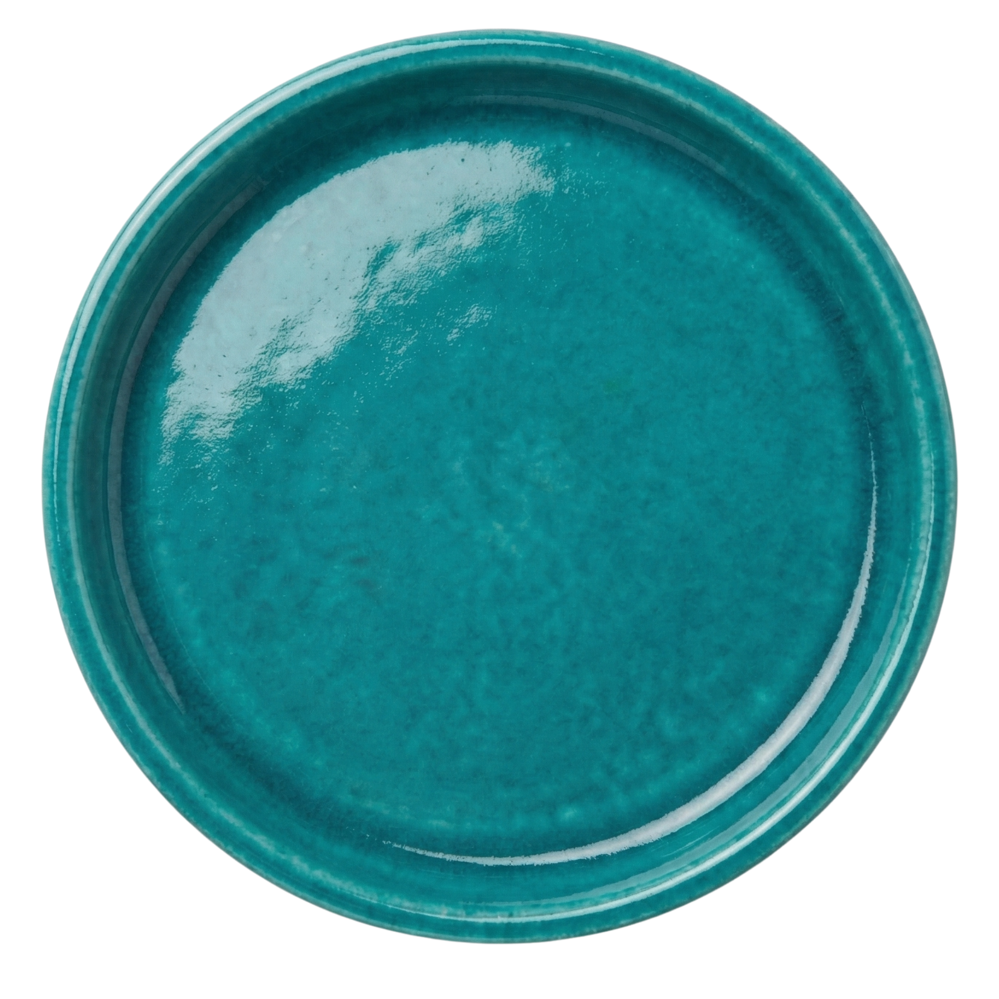 Podmiska pod květináč - Tyrkysová