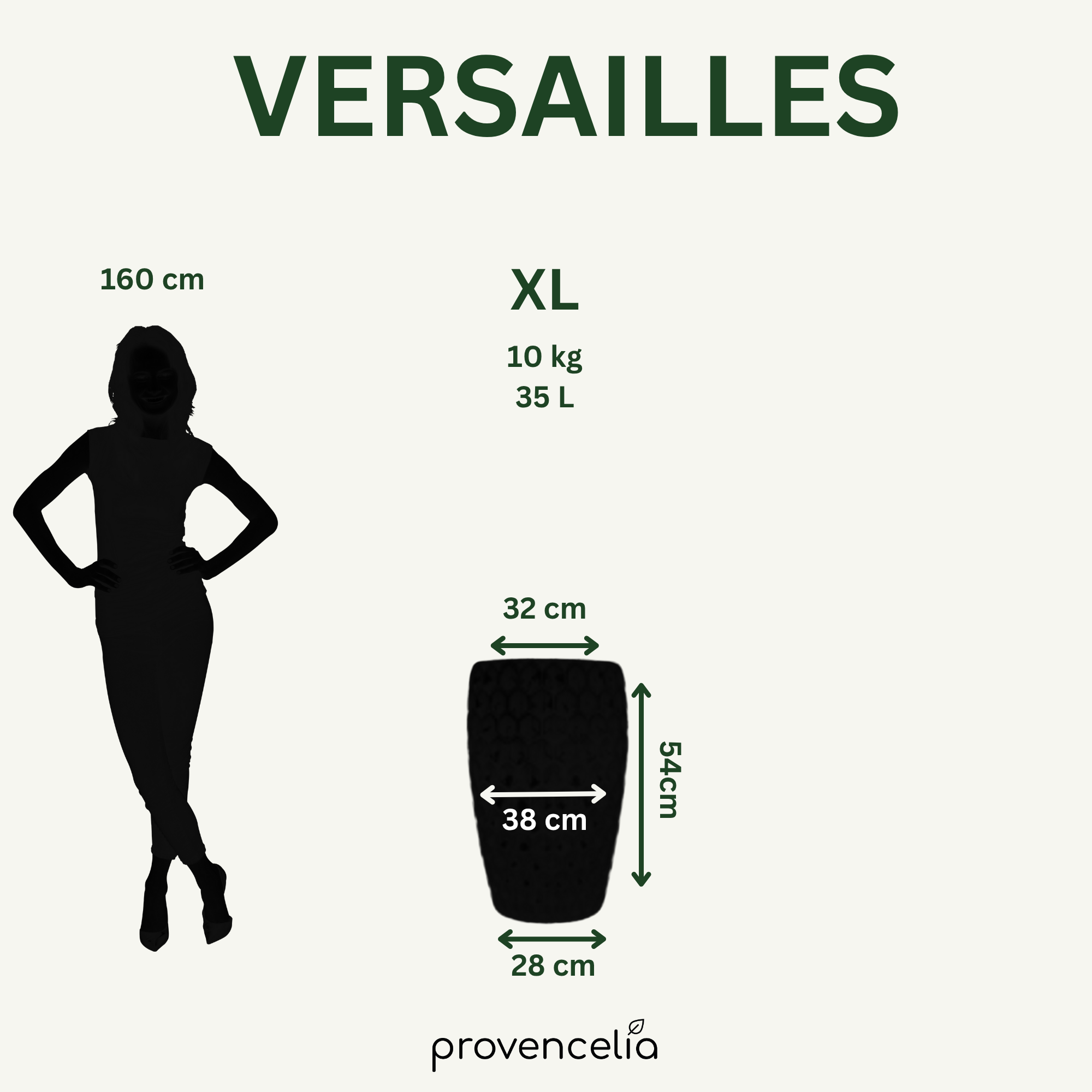 Keramický květináč Versaille - Tmavě Zelená