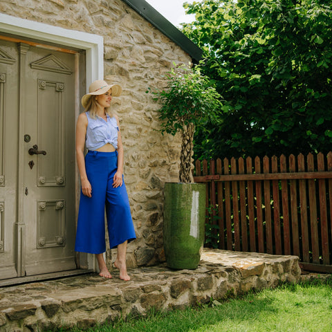 Ceramiczna doniczka Atena - Tropikalna zieleń