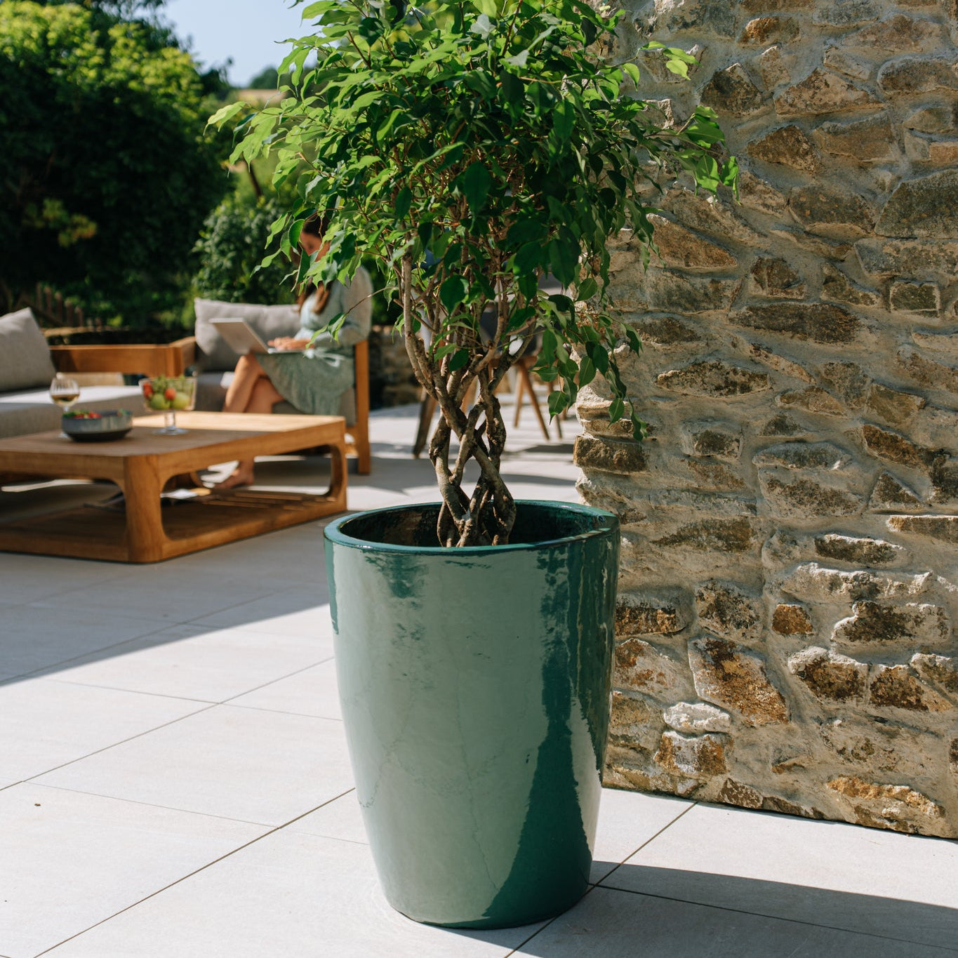 Doniczka ceramiczna Mazarin - Jade