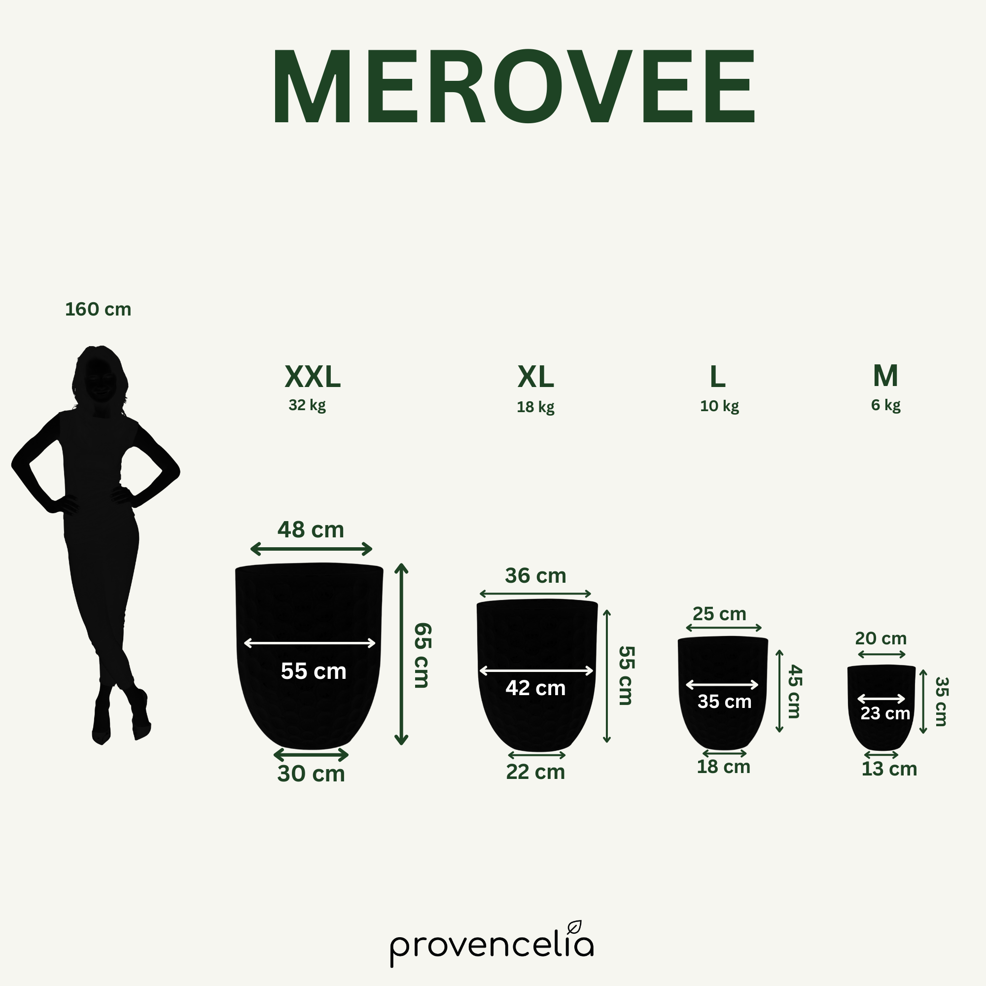 Keramický květináč MEROVEE - Černo zelená