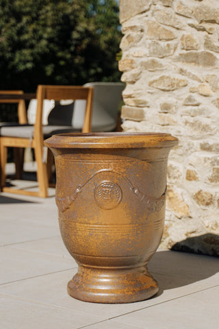 Doniczka ceramiczna RICHELIEU - Antyczna rdza