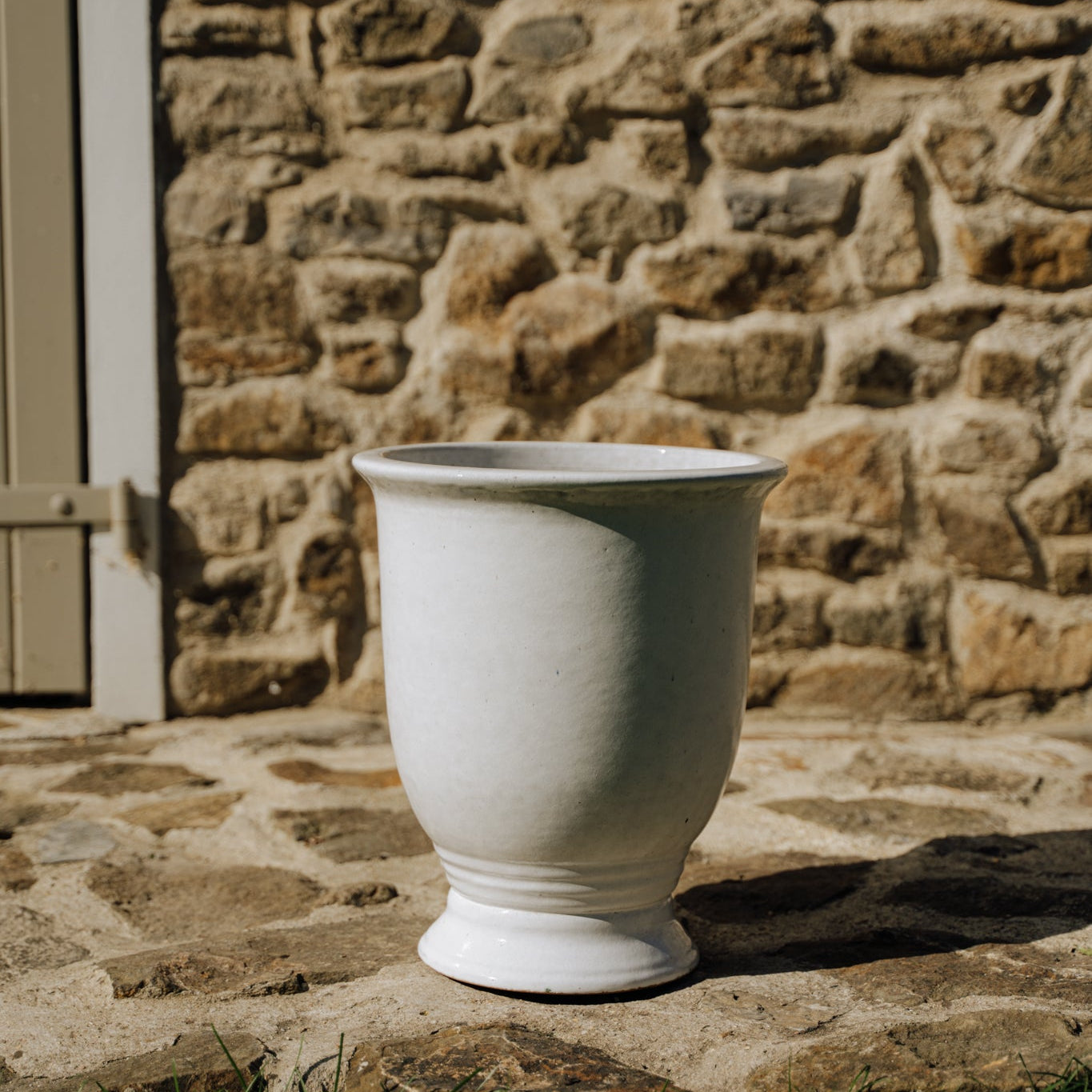 Ceramiczna doniczka Arthur - biała - Provencelia.cz