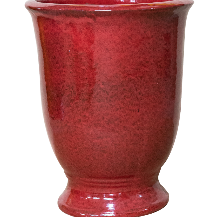 Keramický květináč Arthur - Tropická červená