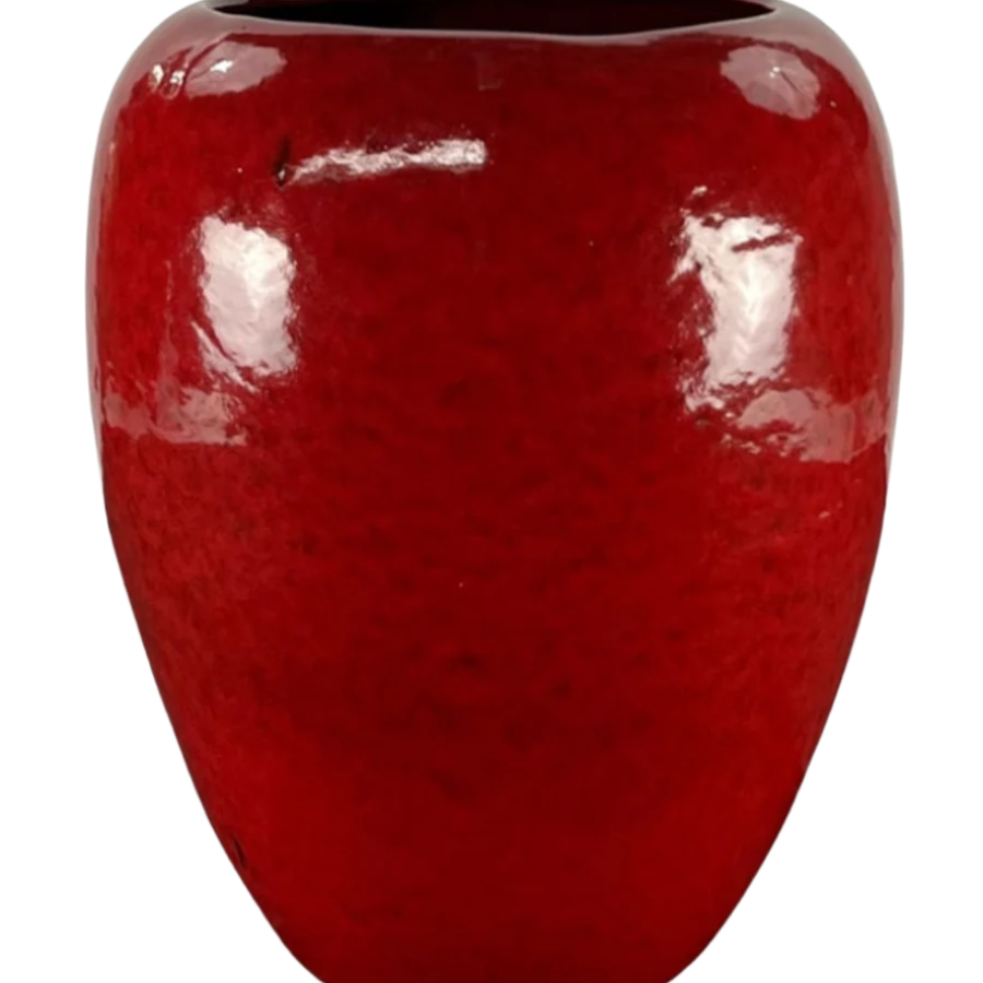 Keramický květináč Galilee - Tropická červená