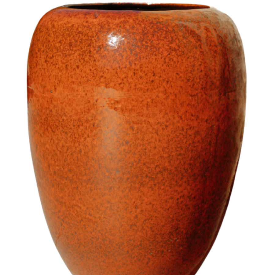 Ceramiczna doniczka Galilee - pomarańczowa jesień