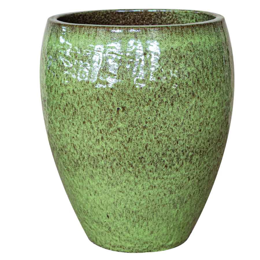 Doniczka ceramiczna Posejdon - Jesienna zieleń