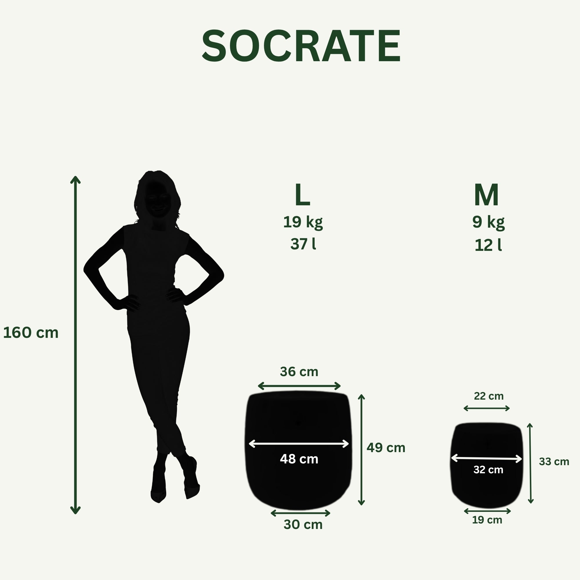 Doniczka ceramiczna SOCRATE - stalowoniebieska