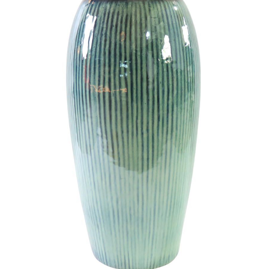 Ceramiczna doniczka Milano - jasnoniebieska