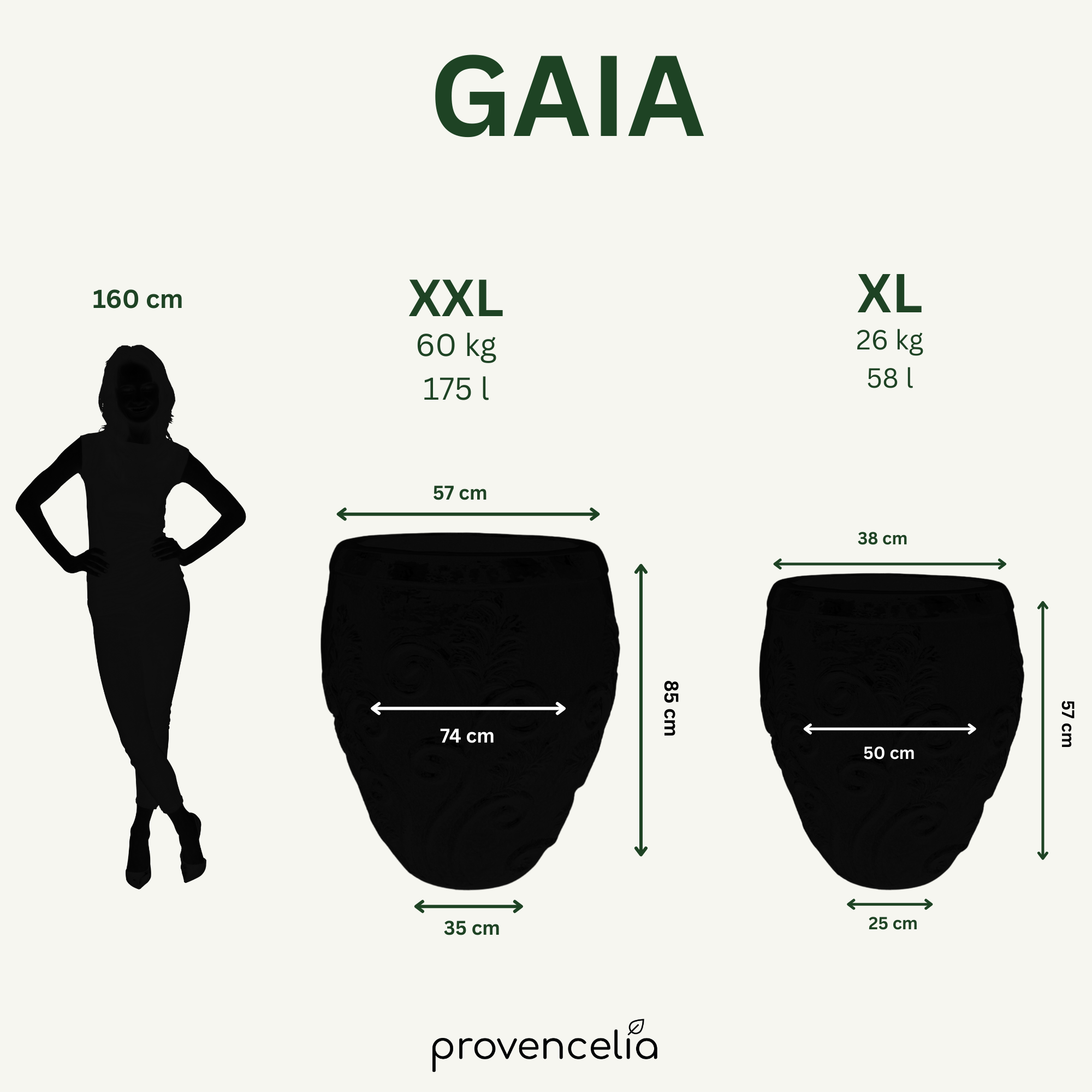 Keramický květináč Gaia - Nefrit