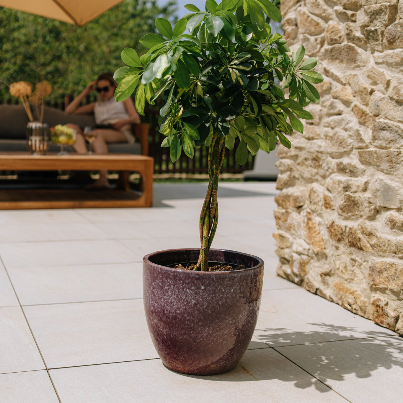 Provencelia LANCELOT — doniczka ceramiczna ręcznie wykonywana, mrozoodporna