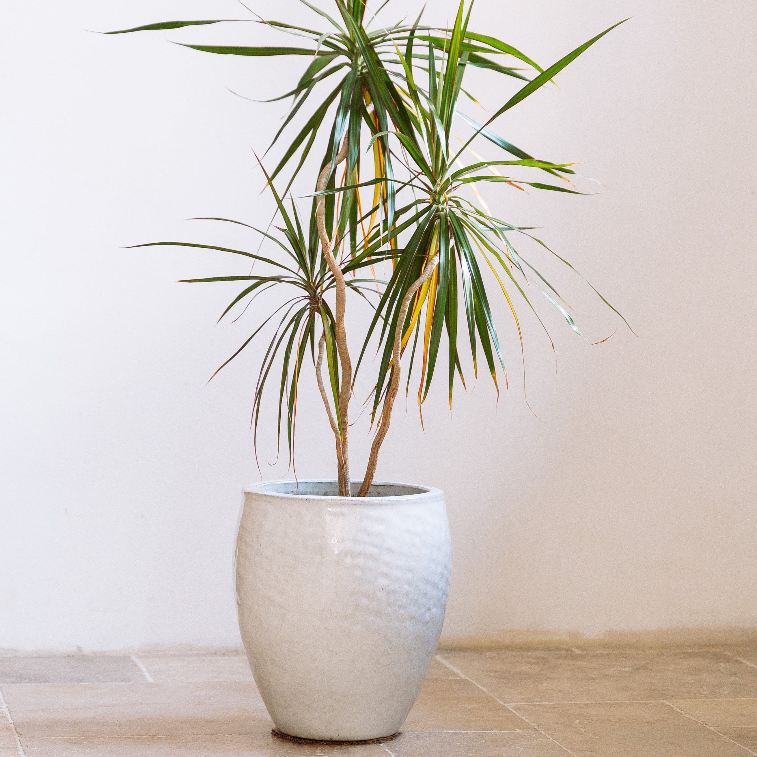 Doniczka ceramiczna Posejdon - biała