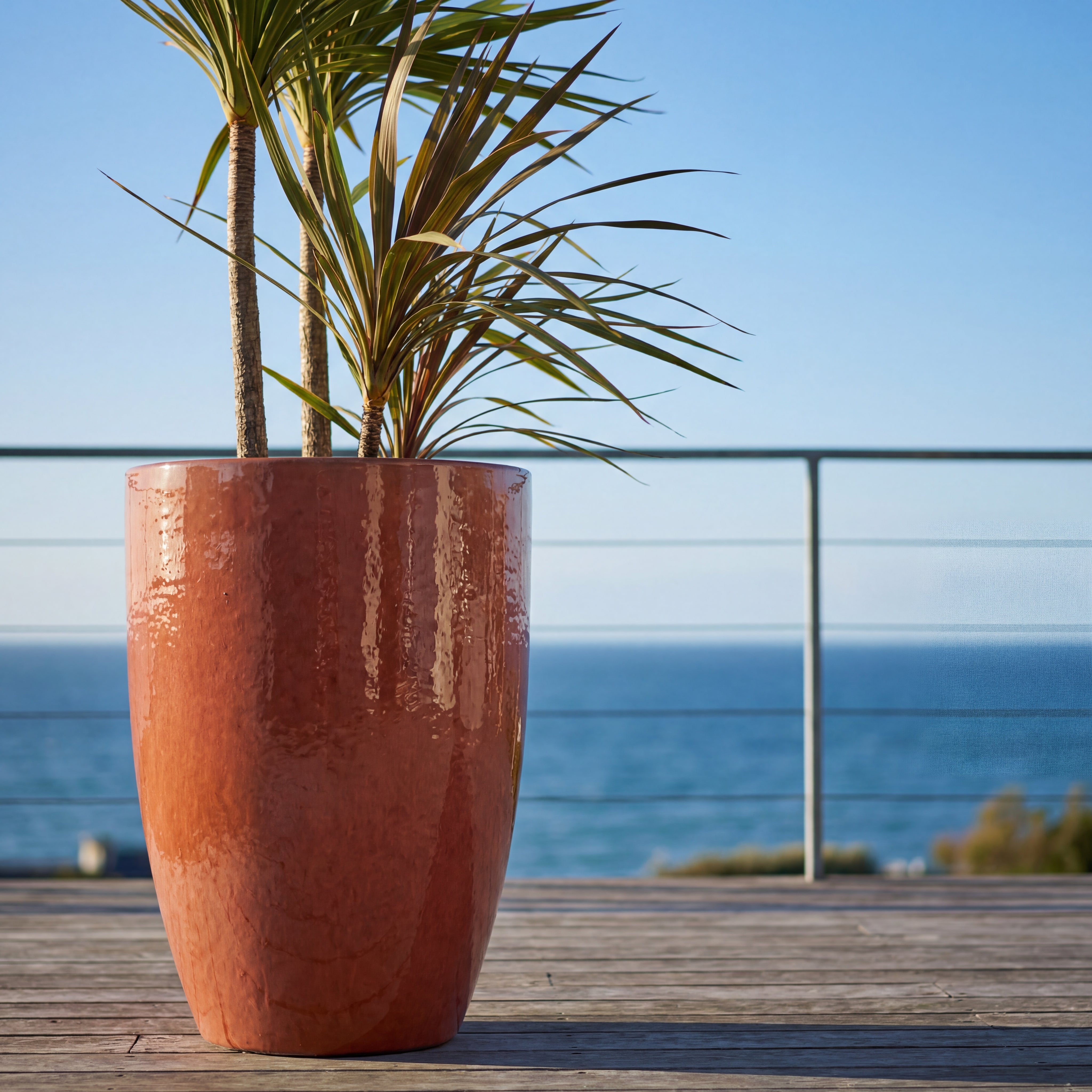 Stylový keramický květináč MAZARIN v interiéru