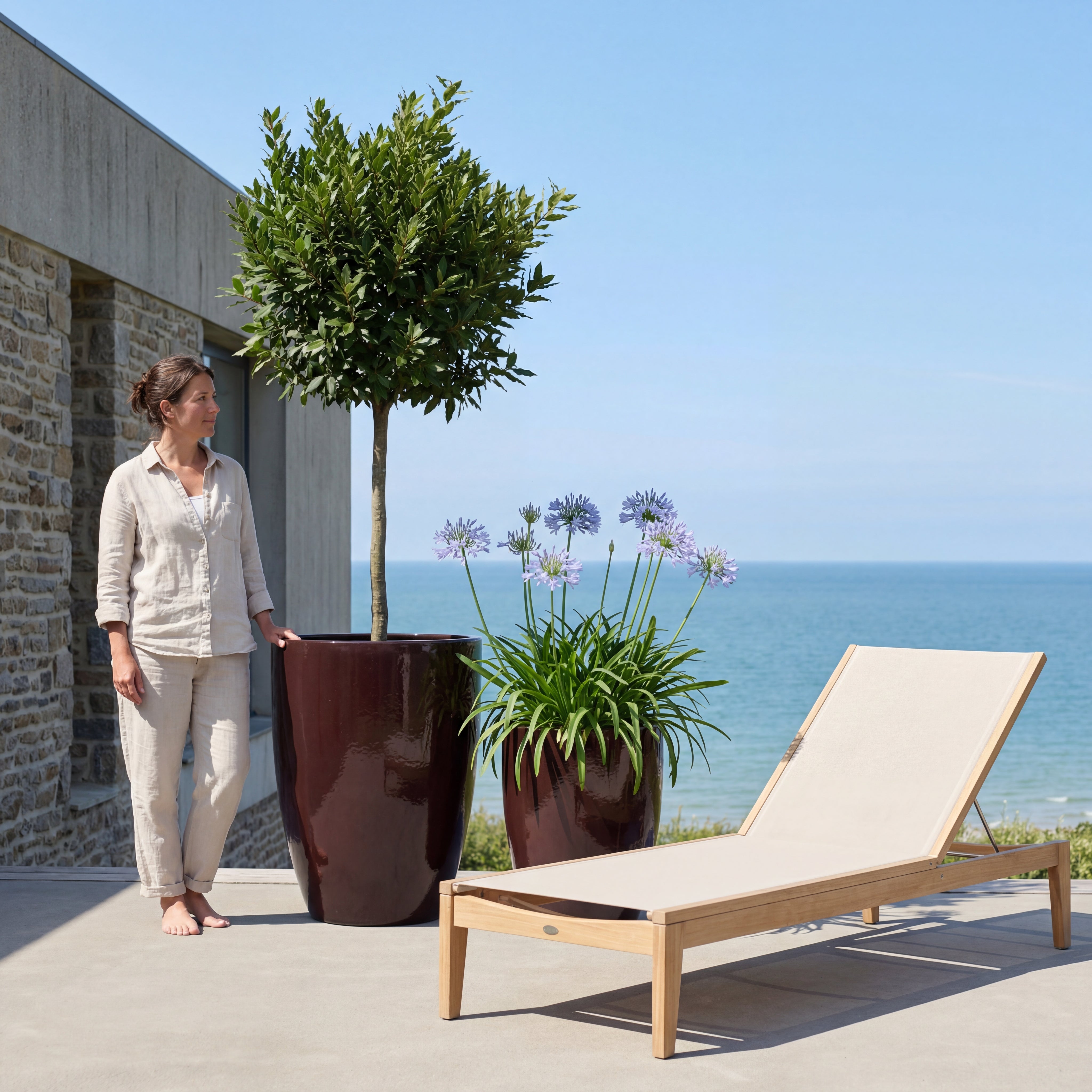 Keramický květináč MAZARIN - doplňující náhled