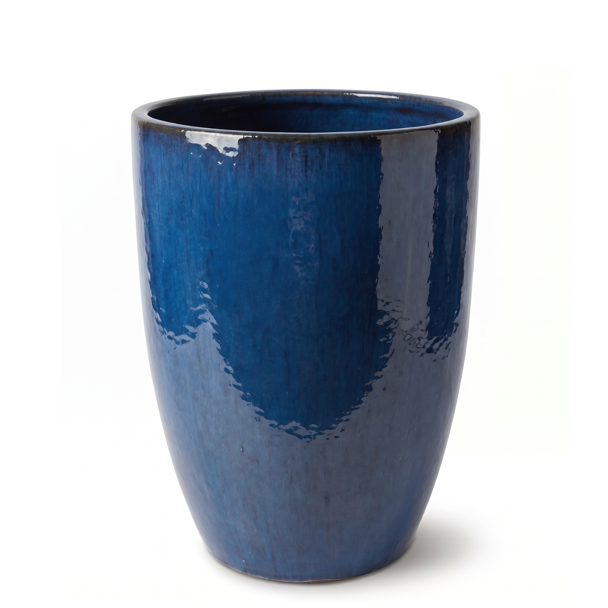Doniczka ceramiczna Mazarin 2 – Lazurowo-niebieska, XL (45 x 60 cm)