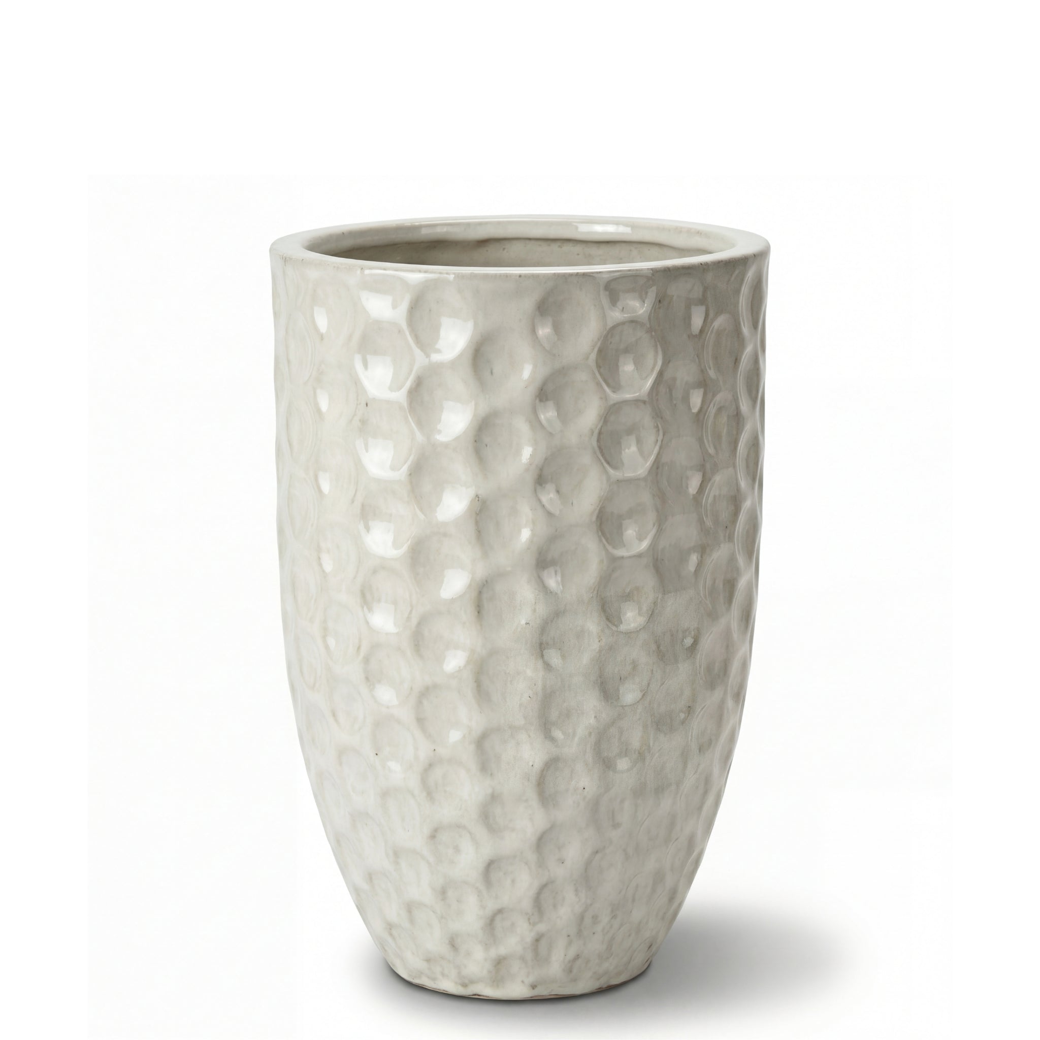 Doniczka ceramiczna MEROVEE - Kremowa