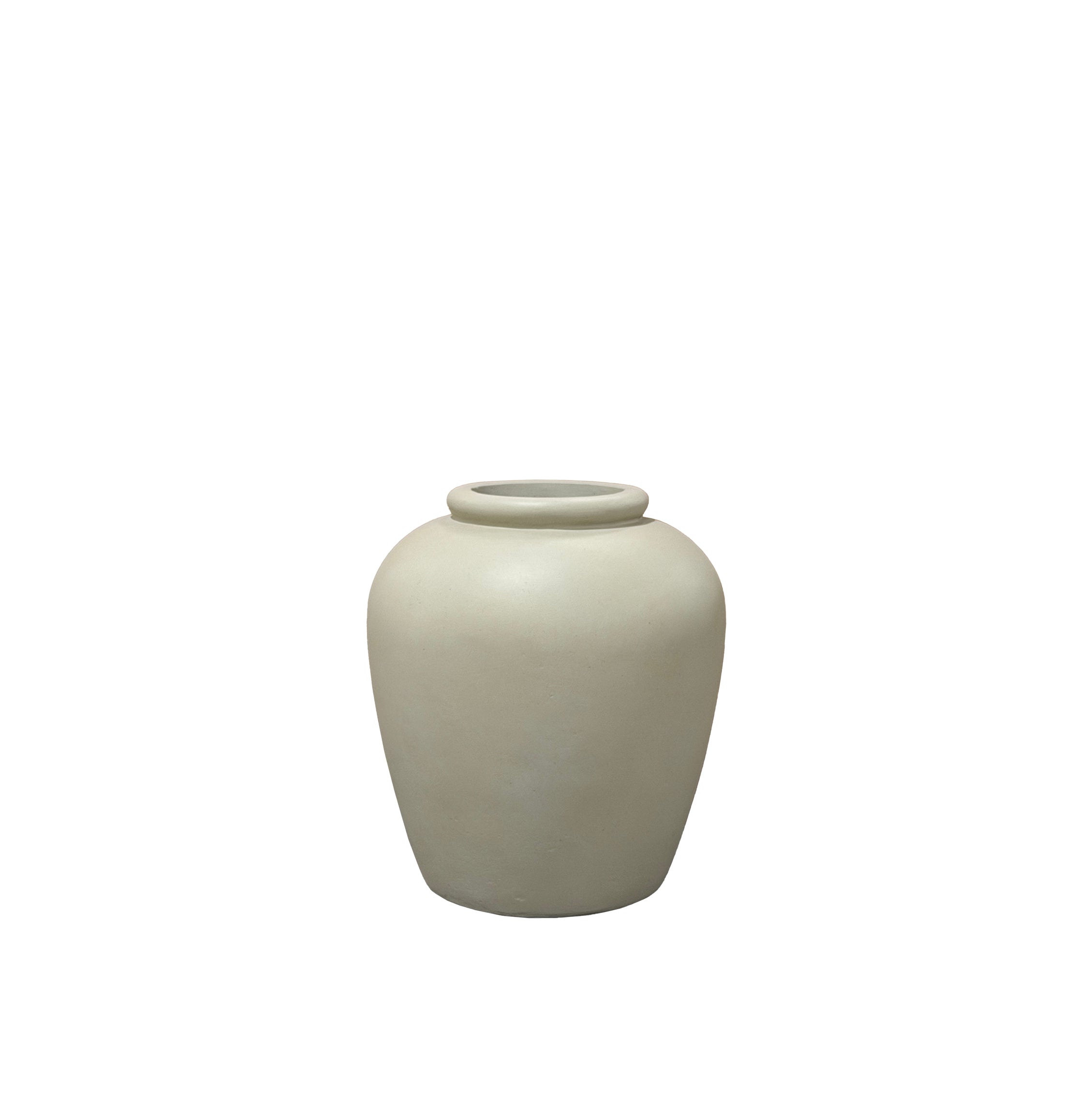 Doniczka ceramiczna ORIGIN beżowa — ręcznie wykonywana, mrozoodporna | Provencelia
