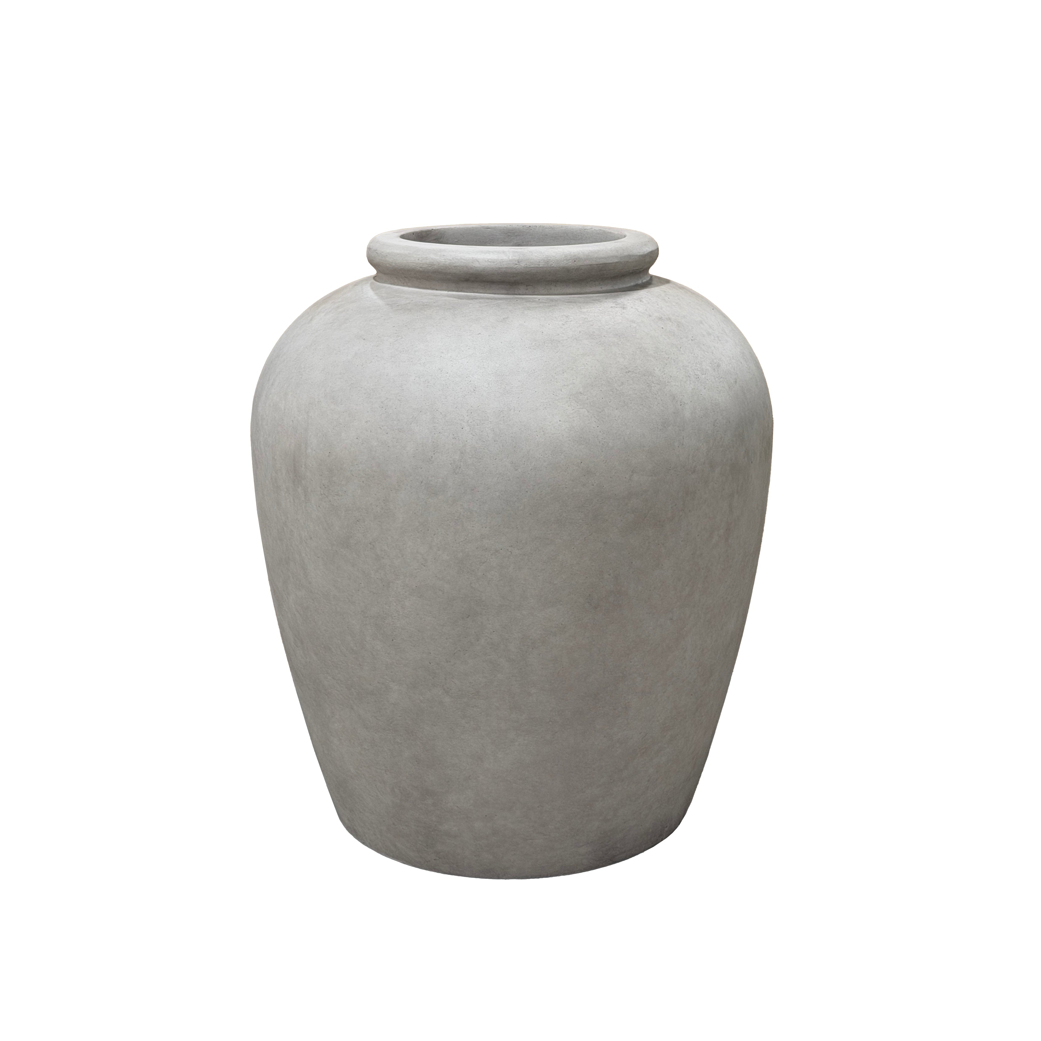 Ceramiczna doniczka ORIGIN szara — XXL, ręcznie wykonywana | Provencelia