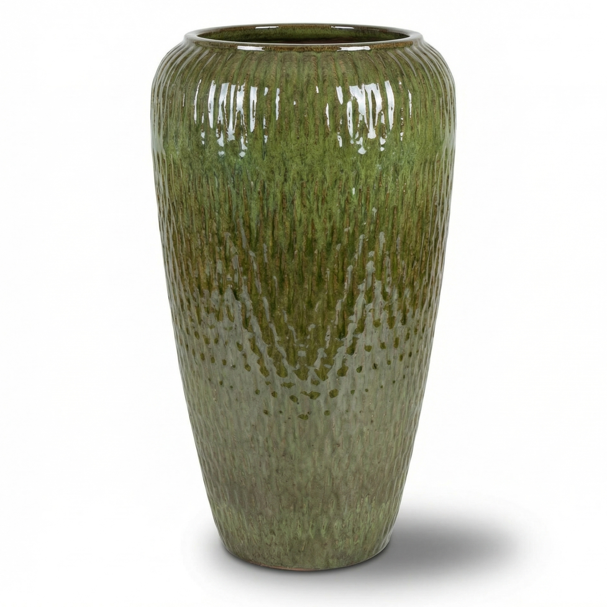 Ceramiczna doniczka POMPADOUR Tropikalna zieleń – Provencelia, ręcznie robiona, mrozoodporna