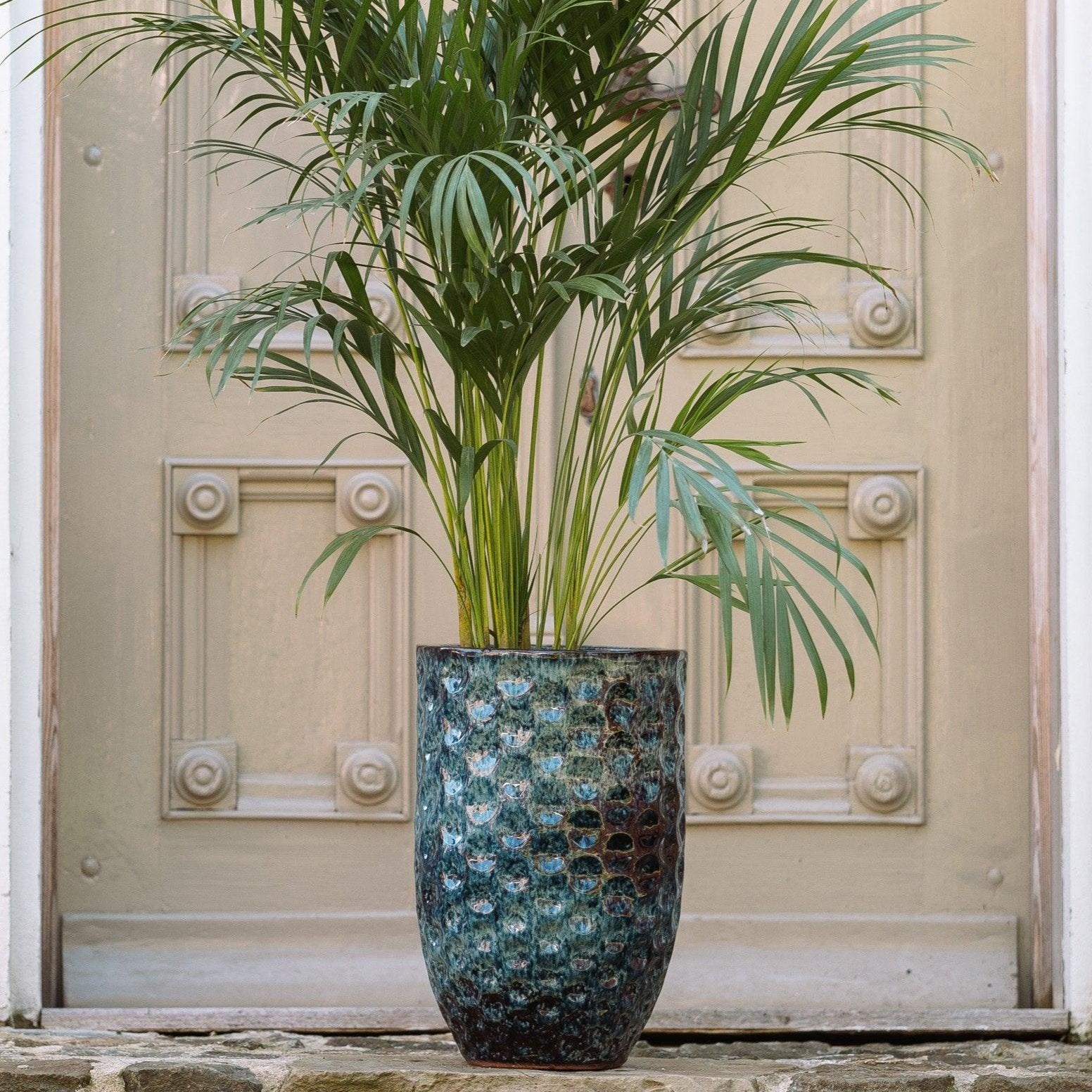 Provencelia MEROVEE Lodowy błękit – premium ceramiczna doniczka, ponadczasowy design
