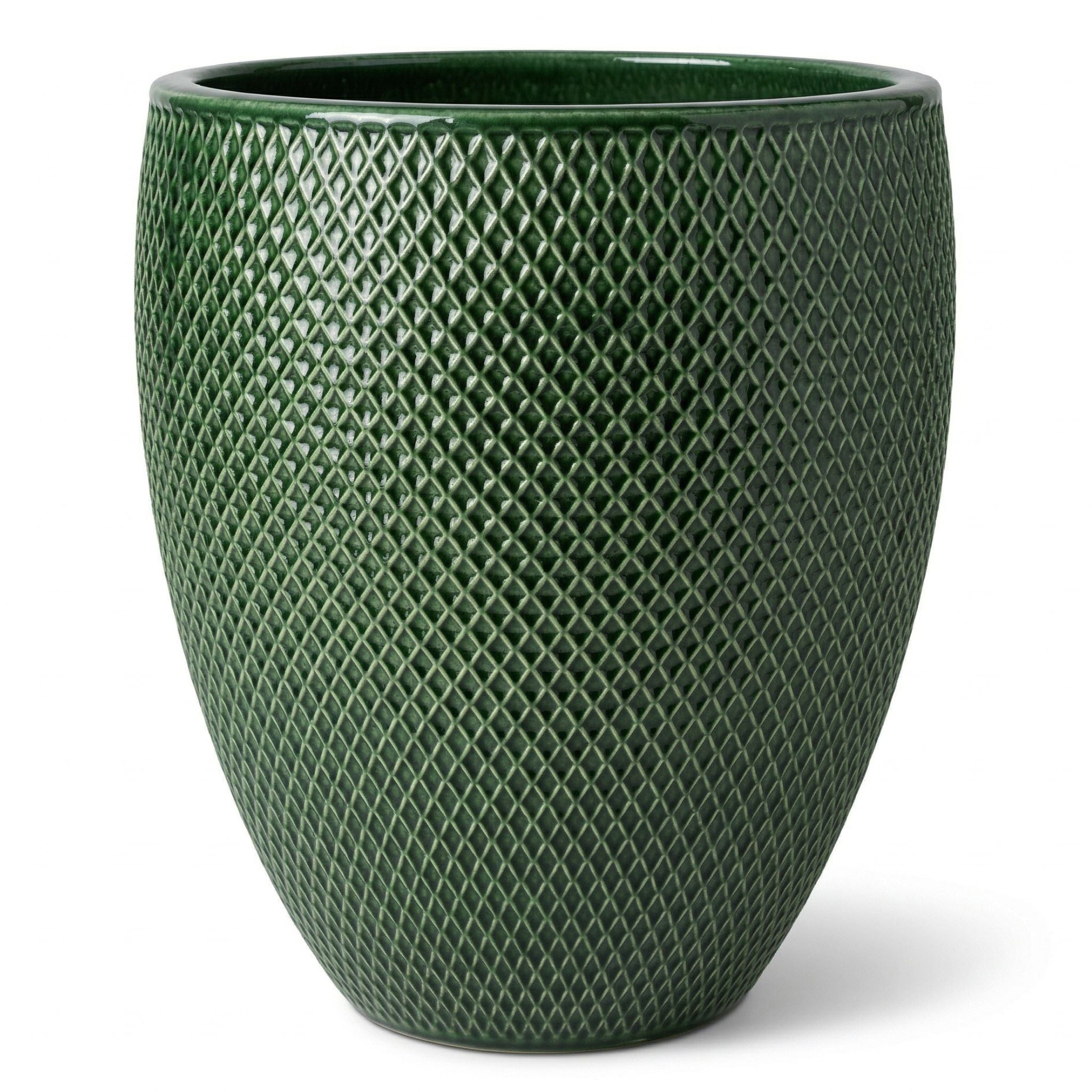 Keramický květináč SIGNAC zelená – Provencelia, ručně vyráběný, mrazuvzdorný