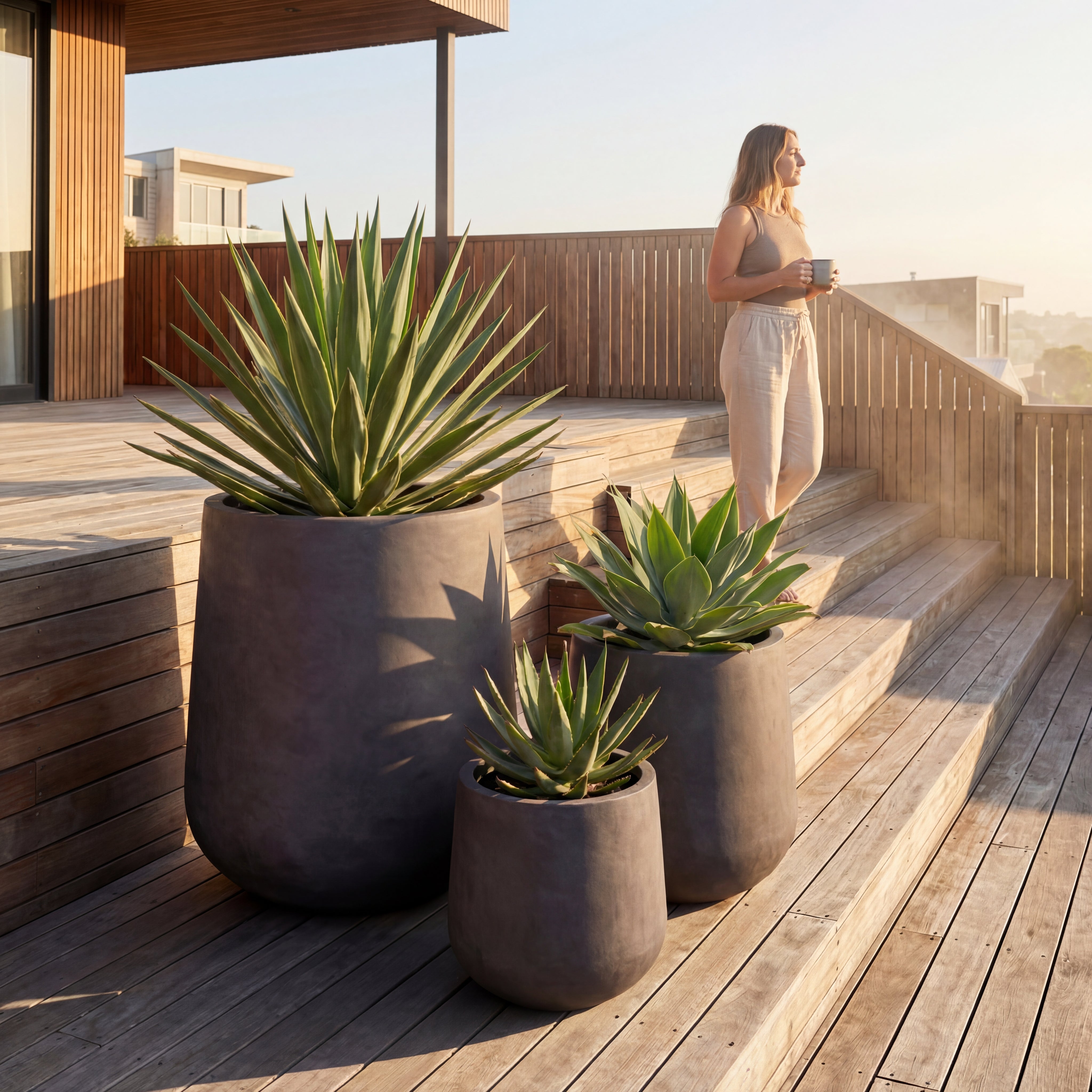 Doniczka SILEX — szkliwiona, mrozoodporna do −25 °C | Provencelia