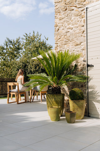 Doniczka ceramiczna VAUBAN - Jesienna zieleń