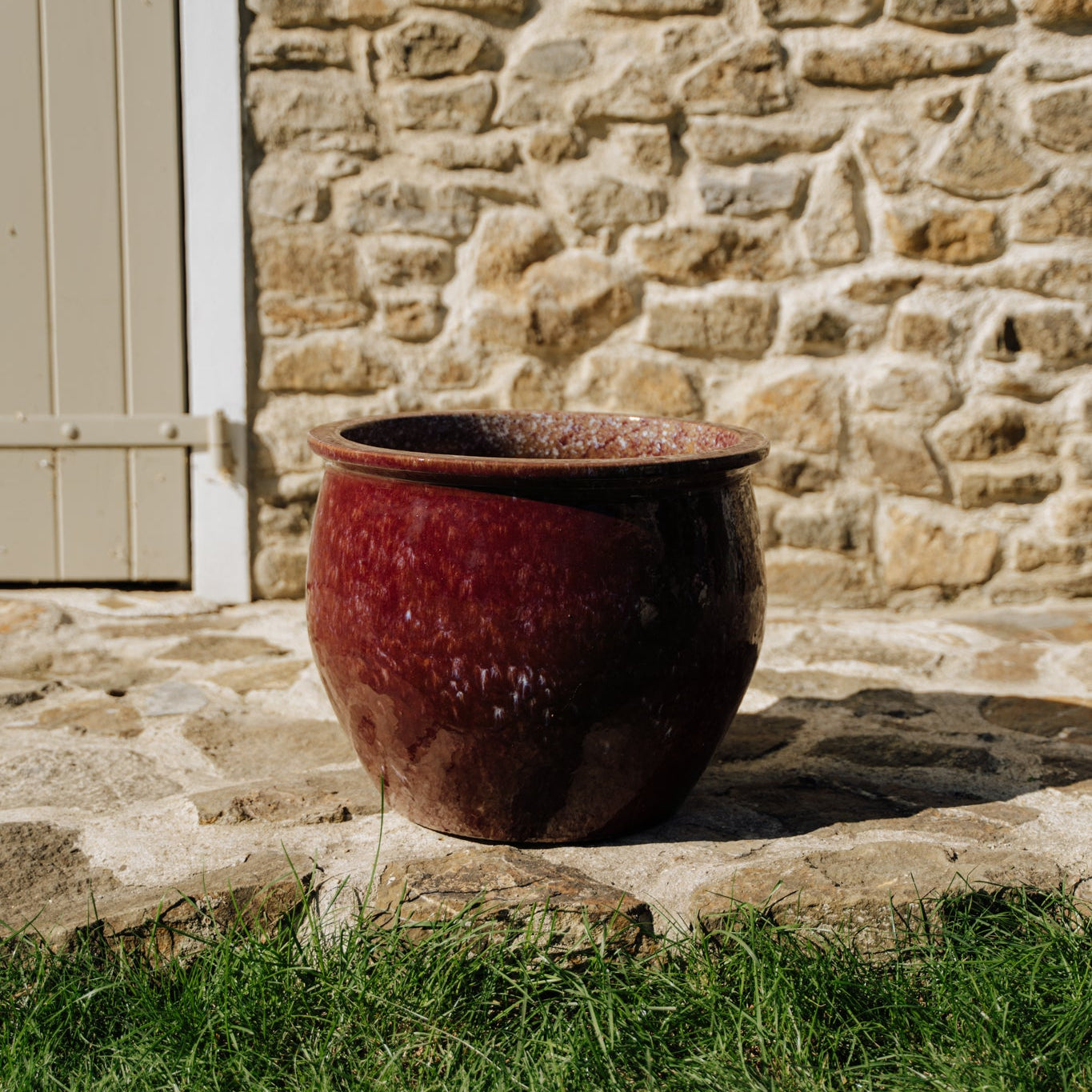 Ceramiczna doniczka Newton - Fioletowa - Provencelia.cz