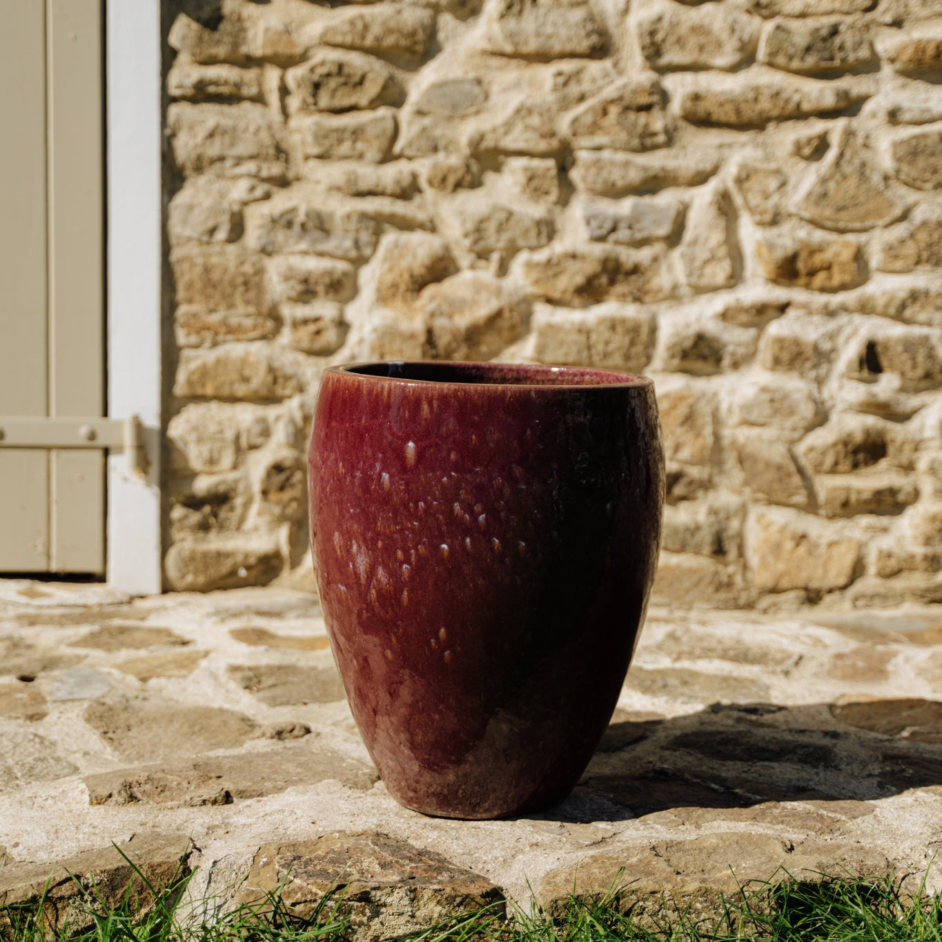 Ceramiczna doniczka LAFONTAINE - Fioletowa - Provencelia.cz