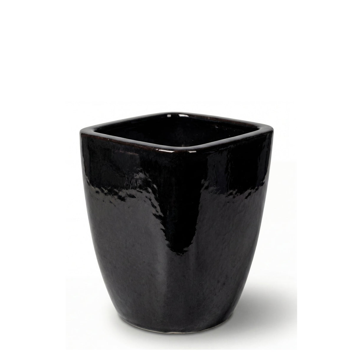Doniczka ceramiczna VAUBAN – Czarna, M (24 x 30 cm)