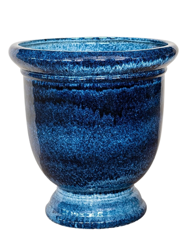 Duża ceramiczna doniczka Titan - lodowo-niebieski