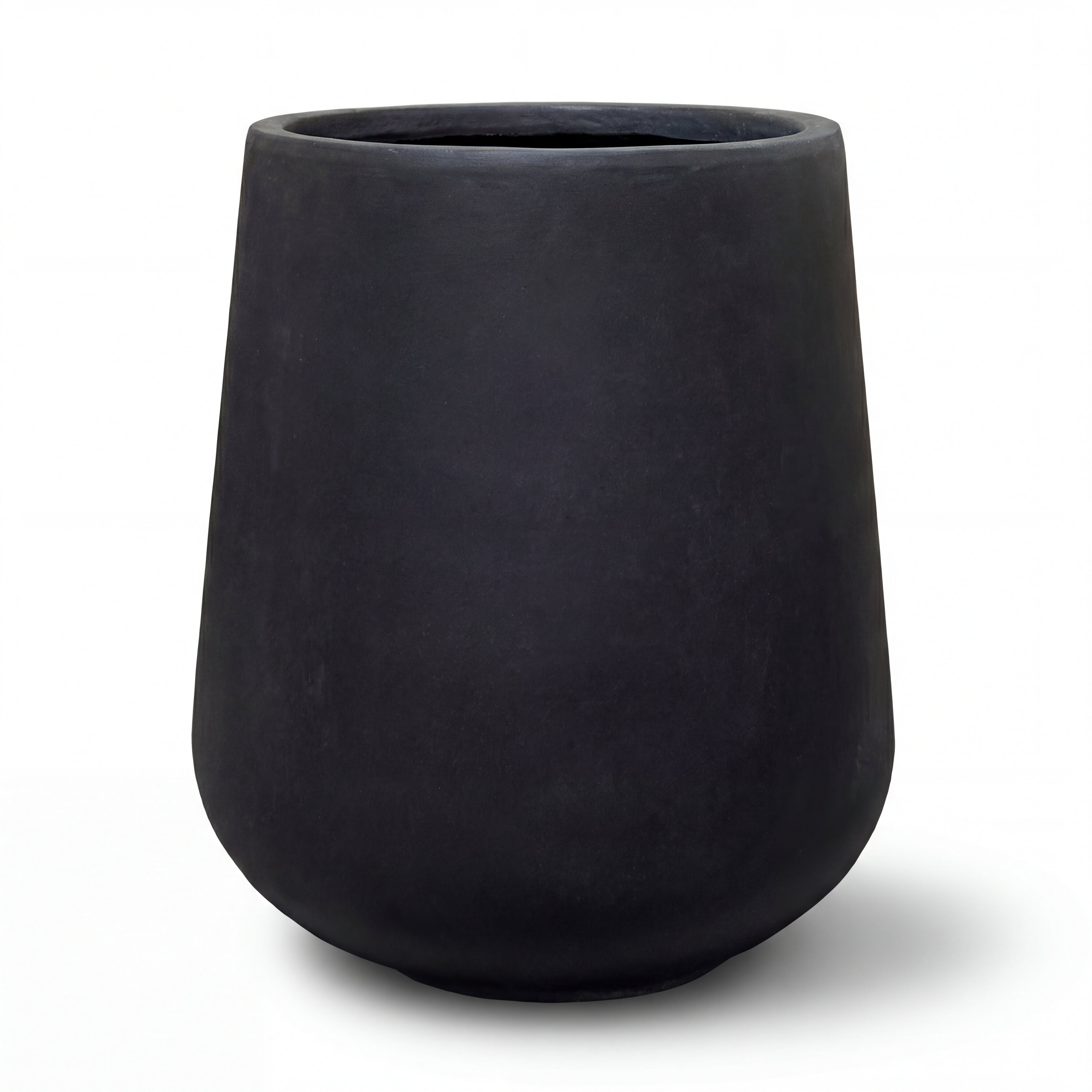 Betonový květináč Silex - Matně černý