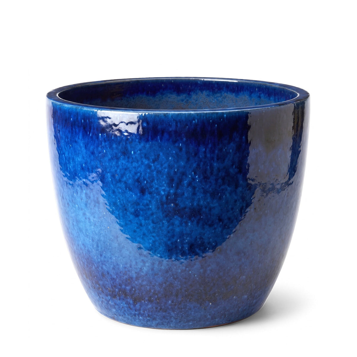 Doniczka ceramiczna LANCELOT - Lazurowo-niebieska - XL (58 cm x 51 cm)