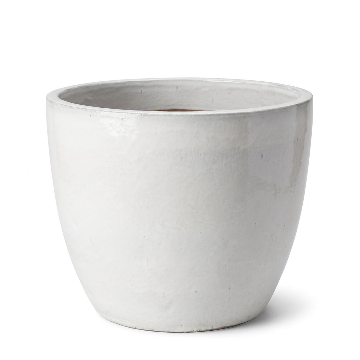 Doniczka ceramiczna LANCELOT - Kremowa - XL (58 cm x 51 cm)