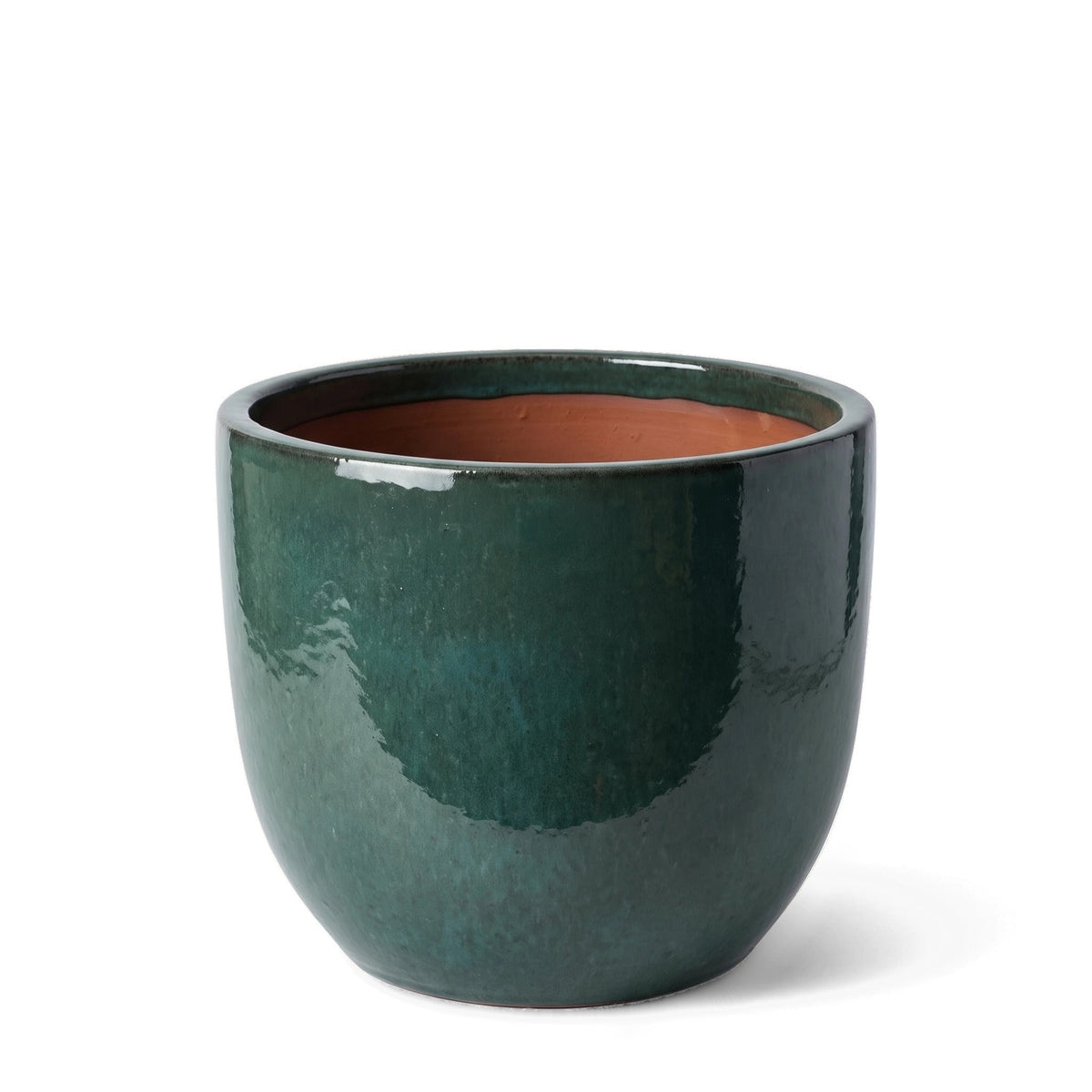 Doniczka ceramiczna LANCELOT - Nefrytowa - L (48 cm x 43 cm)