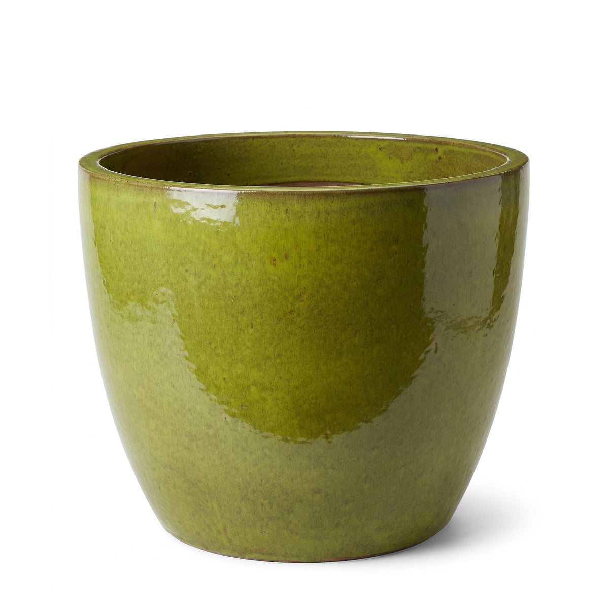 Doniczka ceramiczna LANCELOT - Tropikalna zieleń - XL (58 cm x 51 cm)