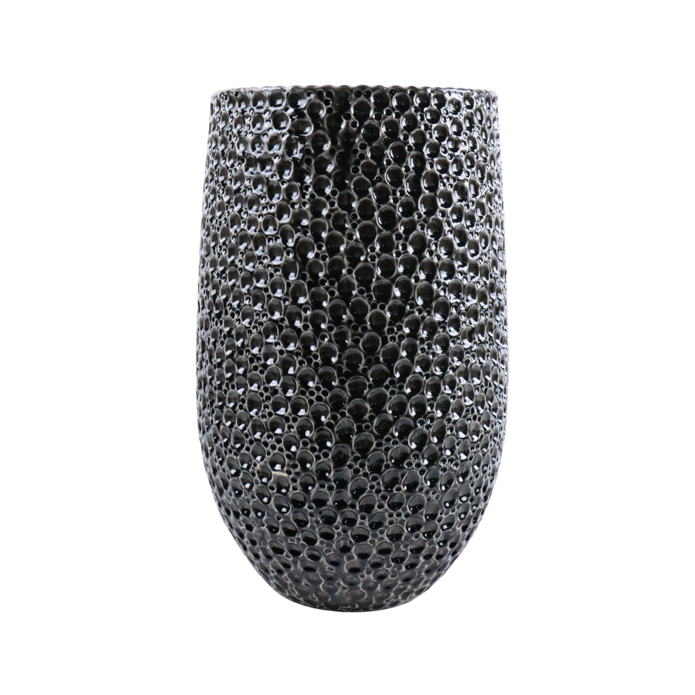 Doniczka ceramiczna Paryż - Czarna