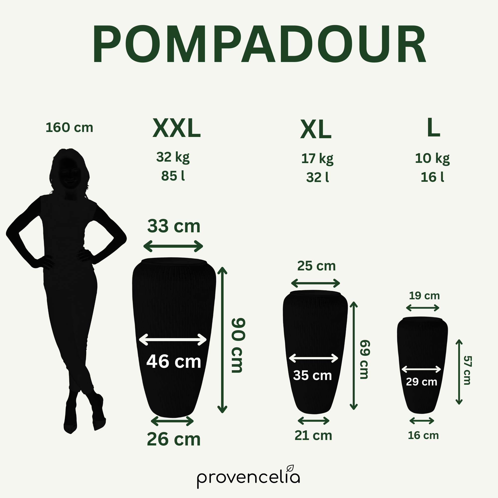 Doniczka ceramiczna POMPADOUR pomarańczowa — ręcznie wykonywana, mrozoodporna | Provencelia