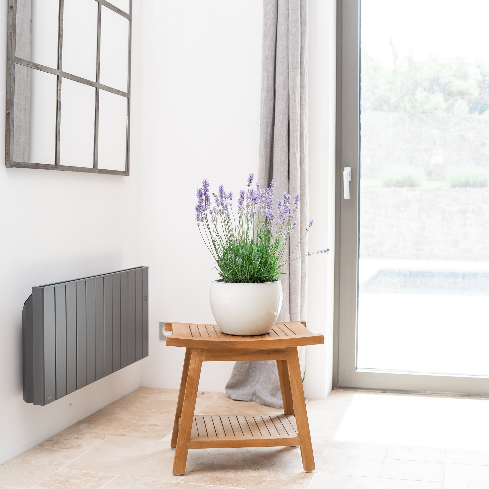 Doniczka ceramiczna Romulus - kremowa